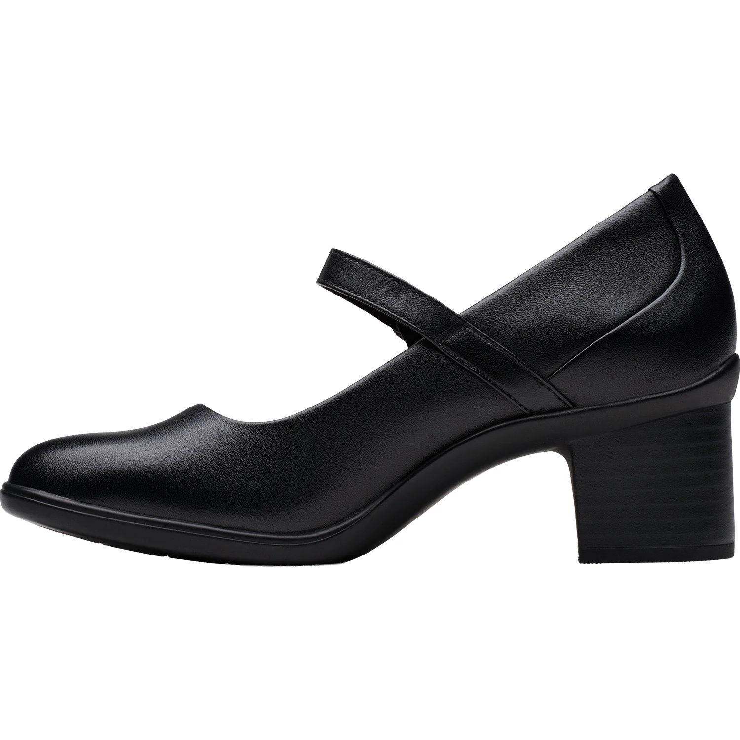 Clarks Shaya Jane Women's Dressy Mary Janes Black Leather - Image 3