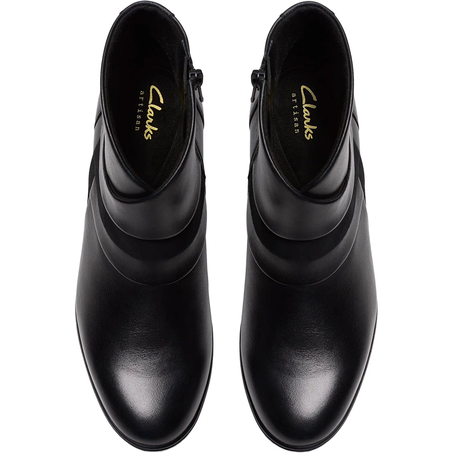 Clarks Shaya Sky Women's Boots Dressy Black Leather - Image 2