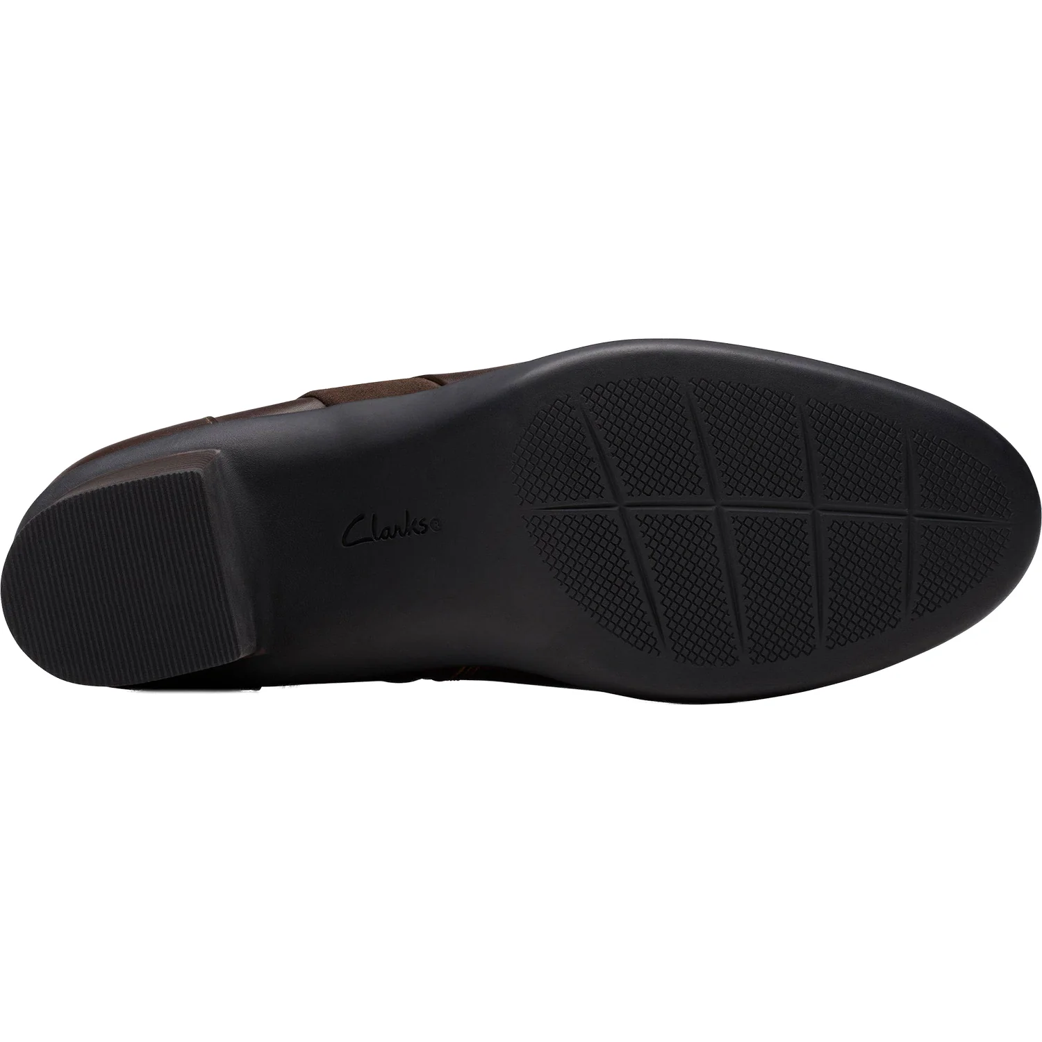 Women's Clarks Shaya Sky Dark Brown Leather - Image 4