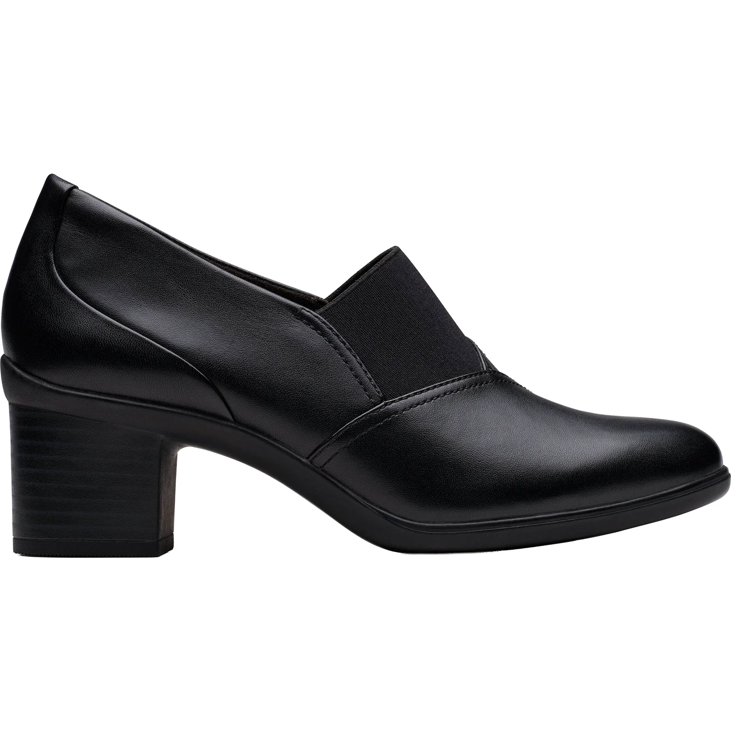 Clarks Shaya Tess Women's Dress Heels Black Leather