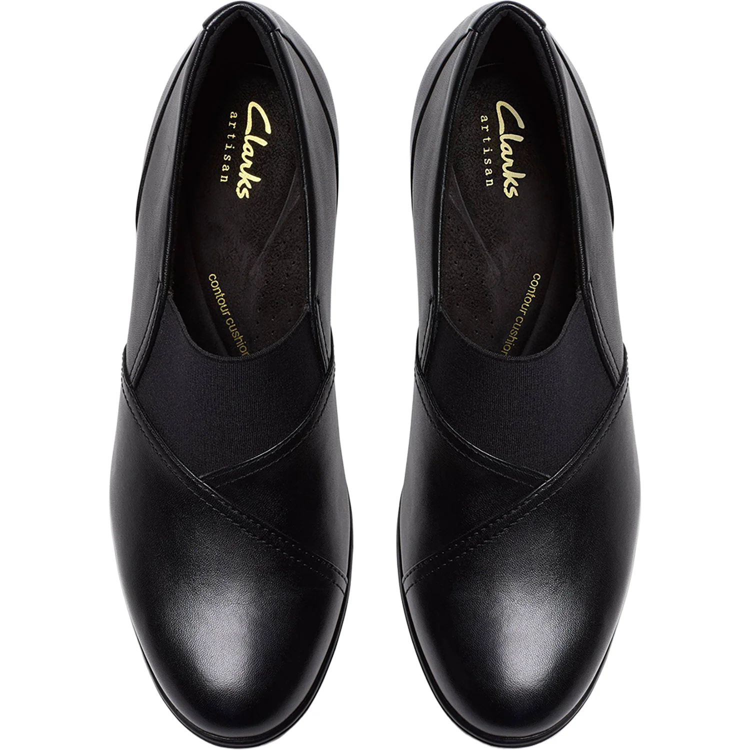 Clarks Shaya Tess Women's Dress Heels Black Leather - Image 2