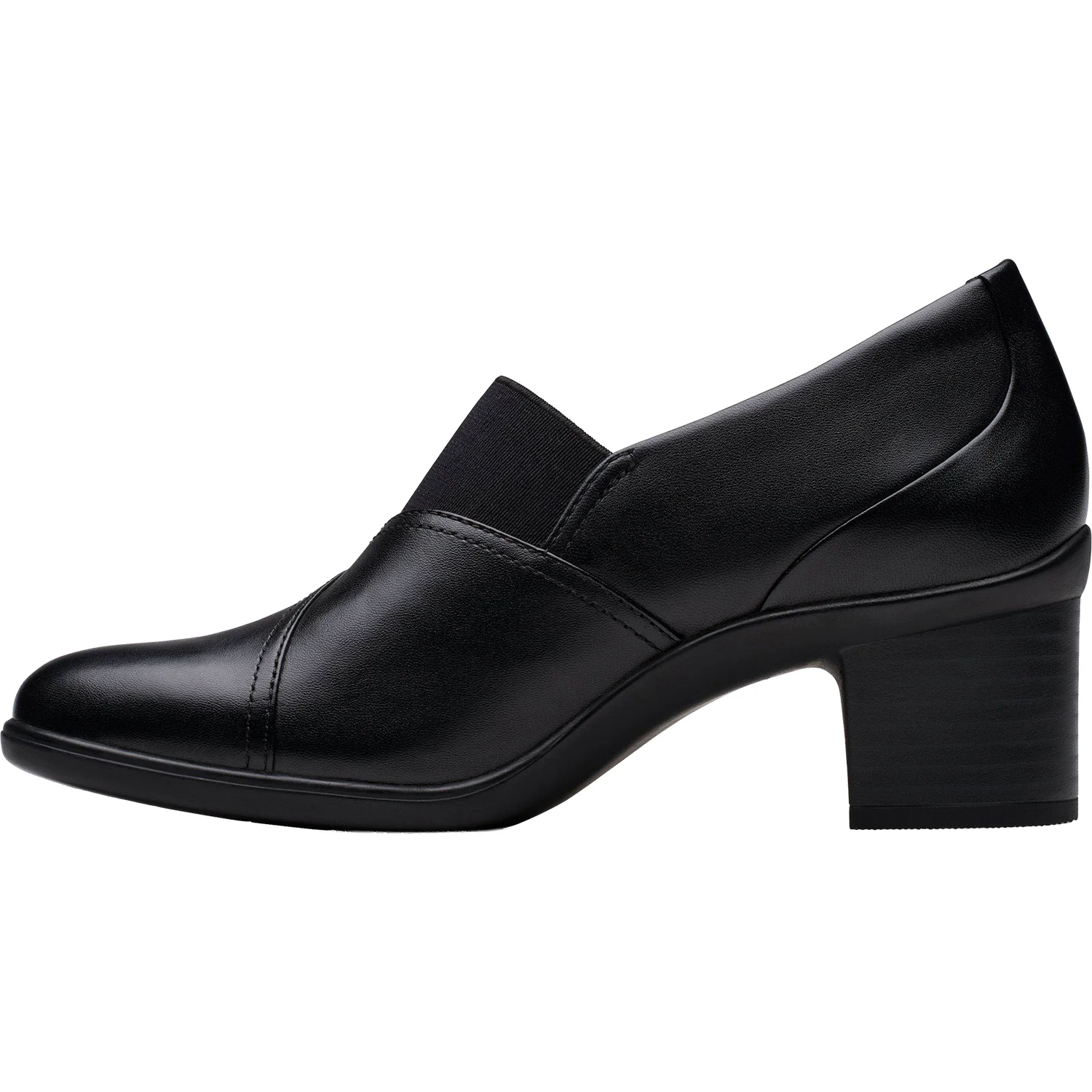 Clarks Shaya Tess Women's Dress Heels Black Leather - Image 3