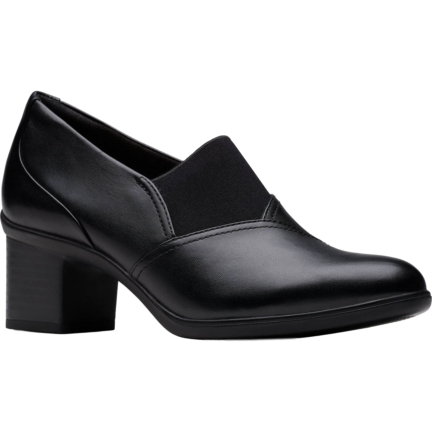 Clarks Shaya Tess Women's Dress Heels Black Leather - Image 5