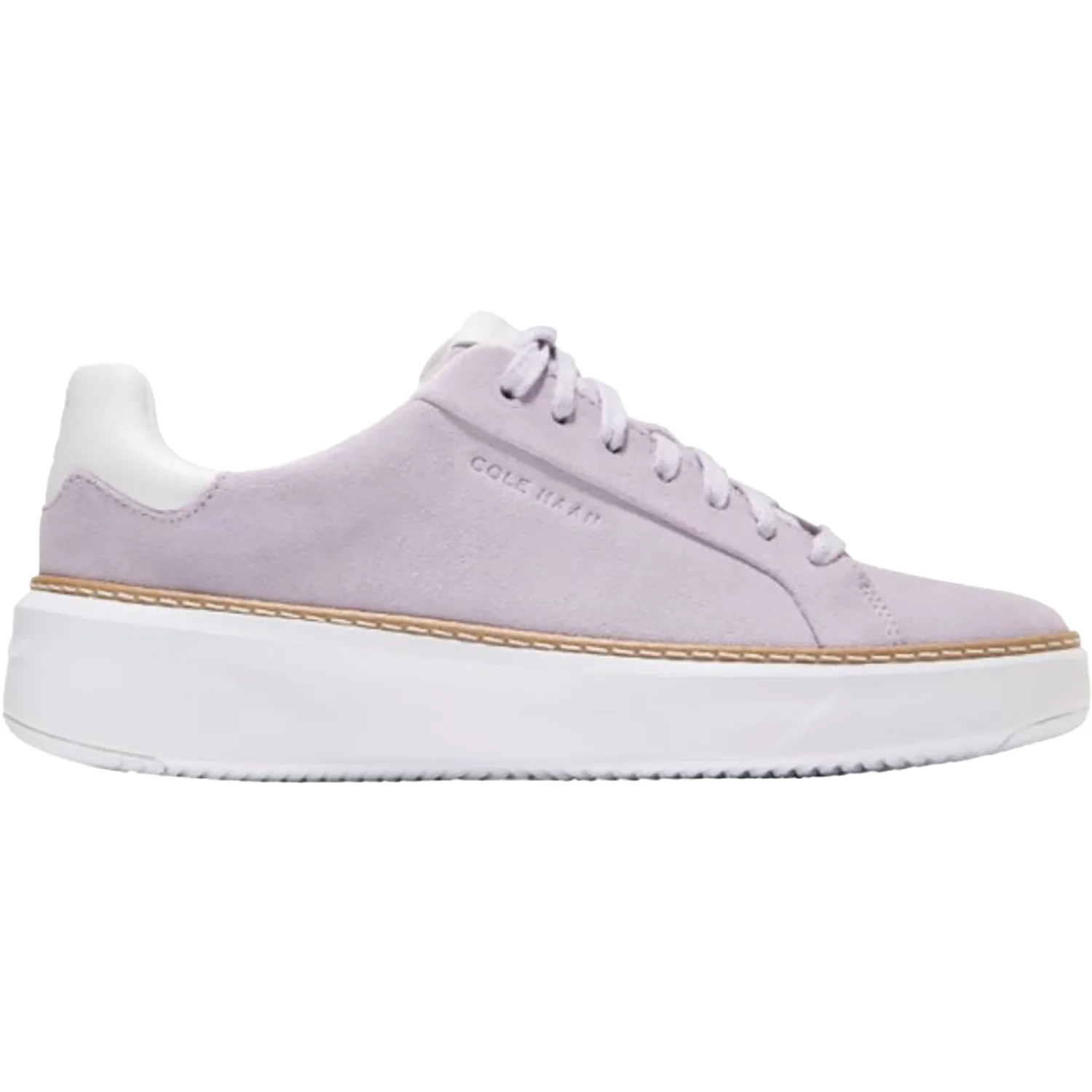 Cole Haan GrandPro Topspin Women's Sporty Lace Up Shoes Sneakers Thistle Suede