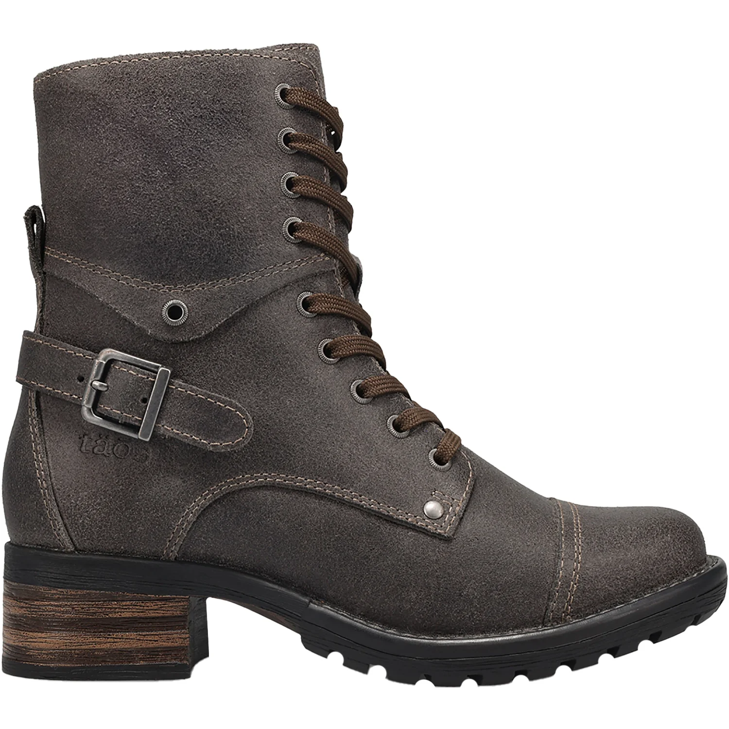 Taos Crave Women's Mid Boots Charcoal Ruff Out