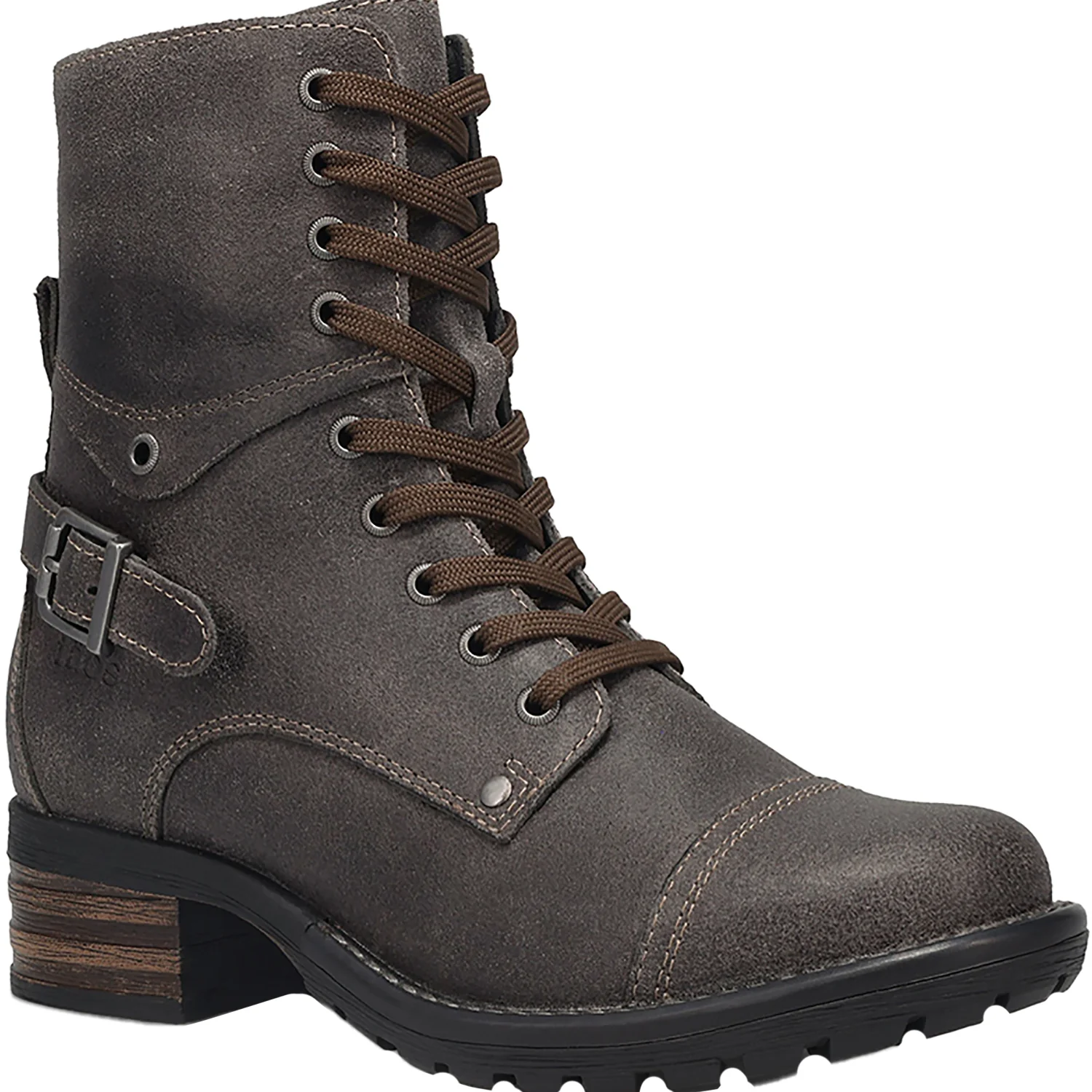 Taos Crave Women's Mid Boots Charcoal Ruff Out - Image 5