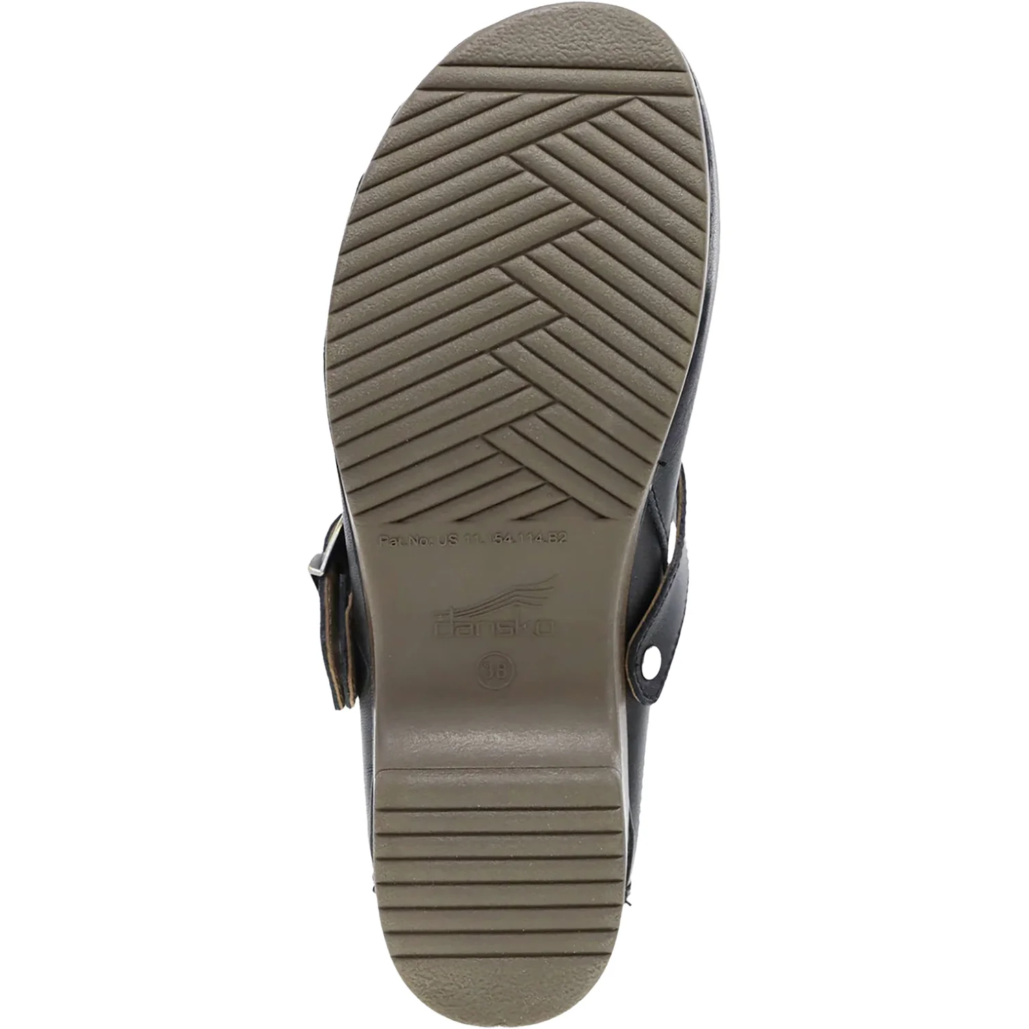 Dansko Baylor Women's Open Back Clogs Black Calf Leather - Image 4