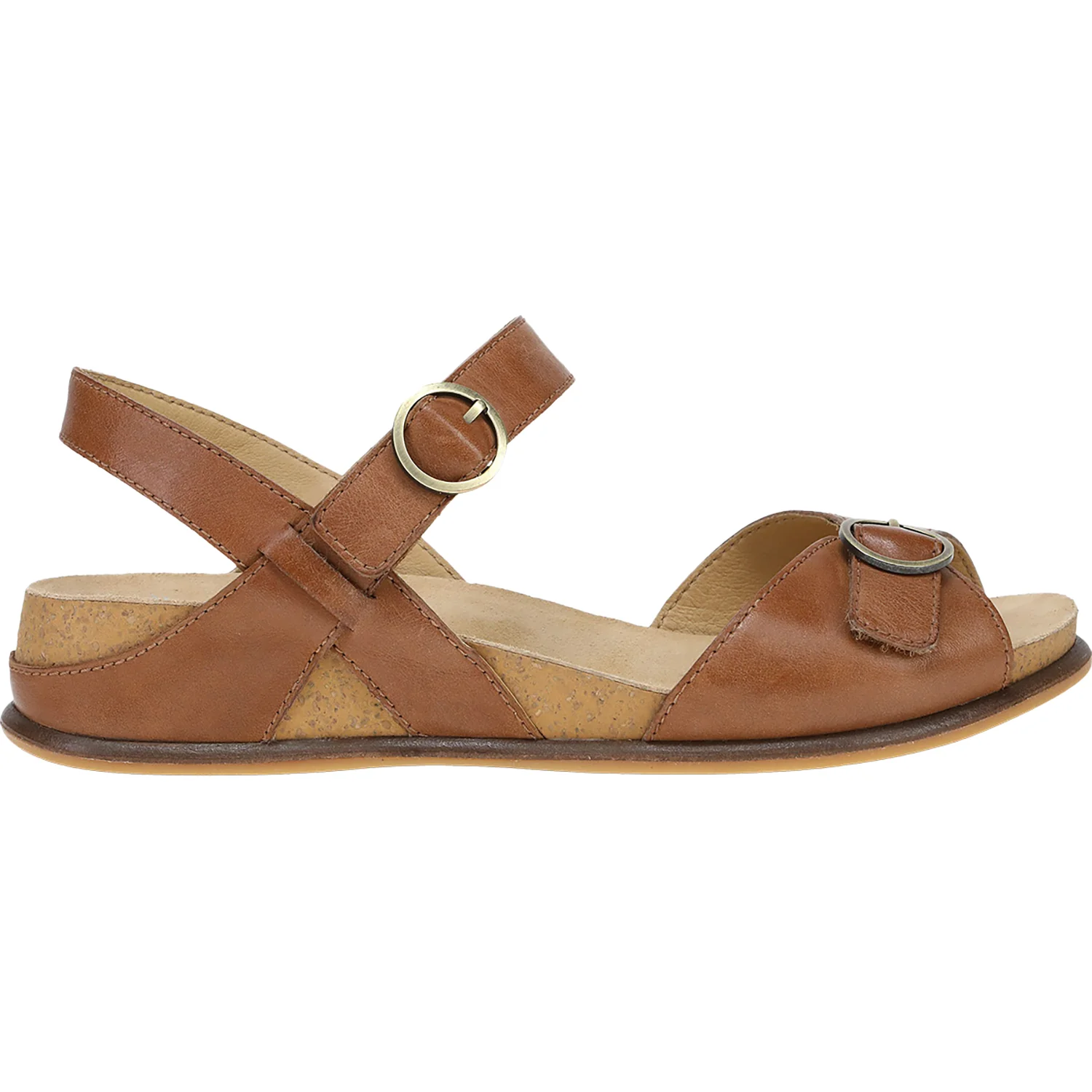 Dansko Candace Women's Sandals Tan Burnished Nappa Leather