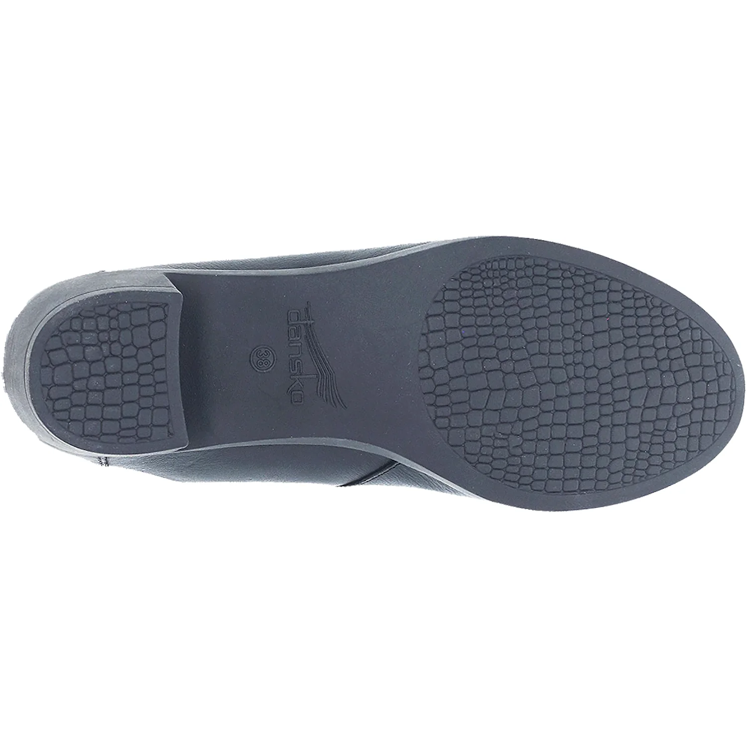 Dansko Carrie Women's Open Back Clogs Black Burnished Nubuck - Image 4