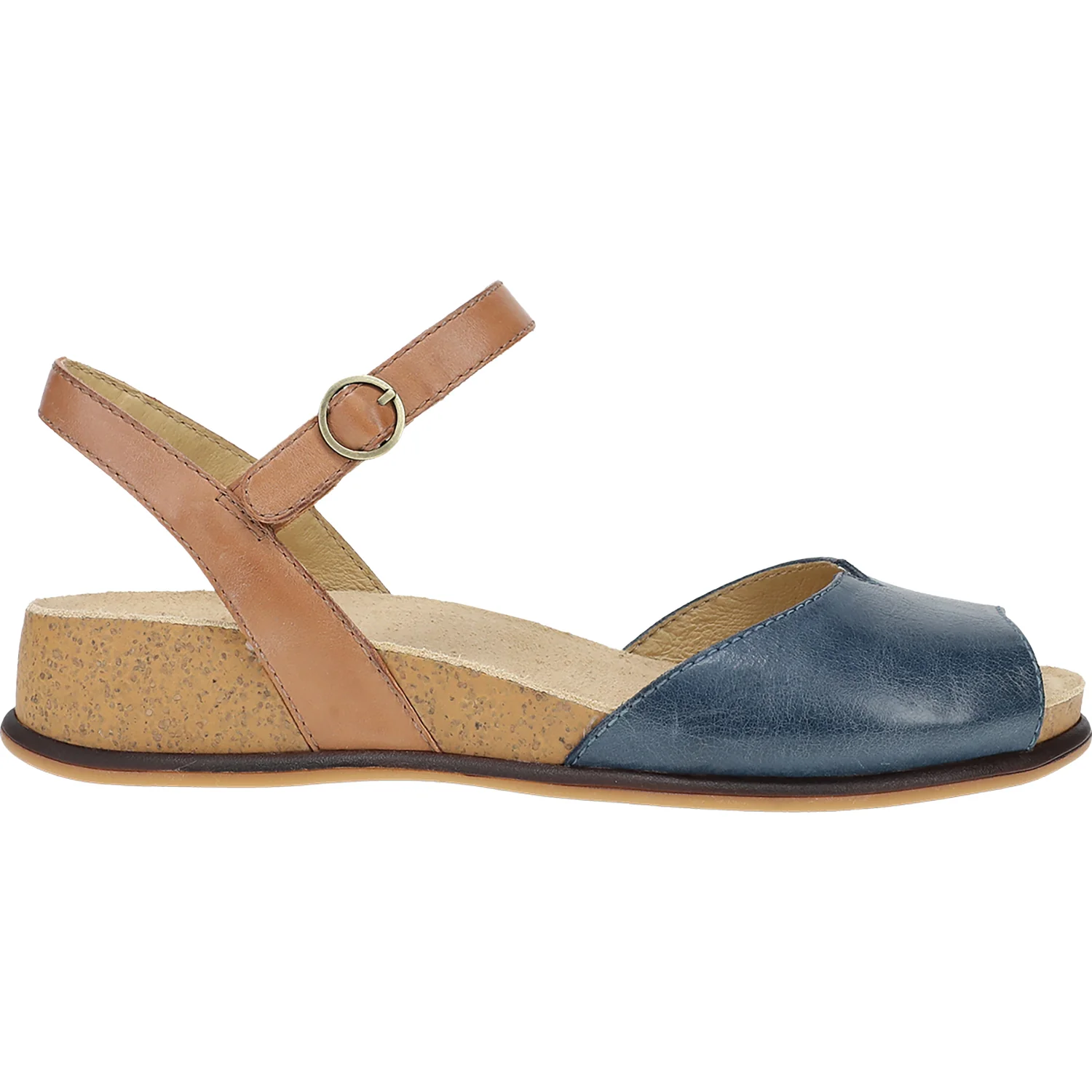 Dansko Cass Women's Sandals Blue/Tan