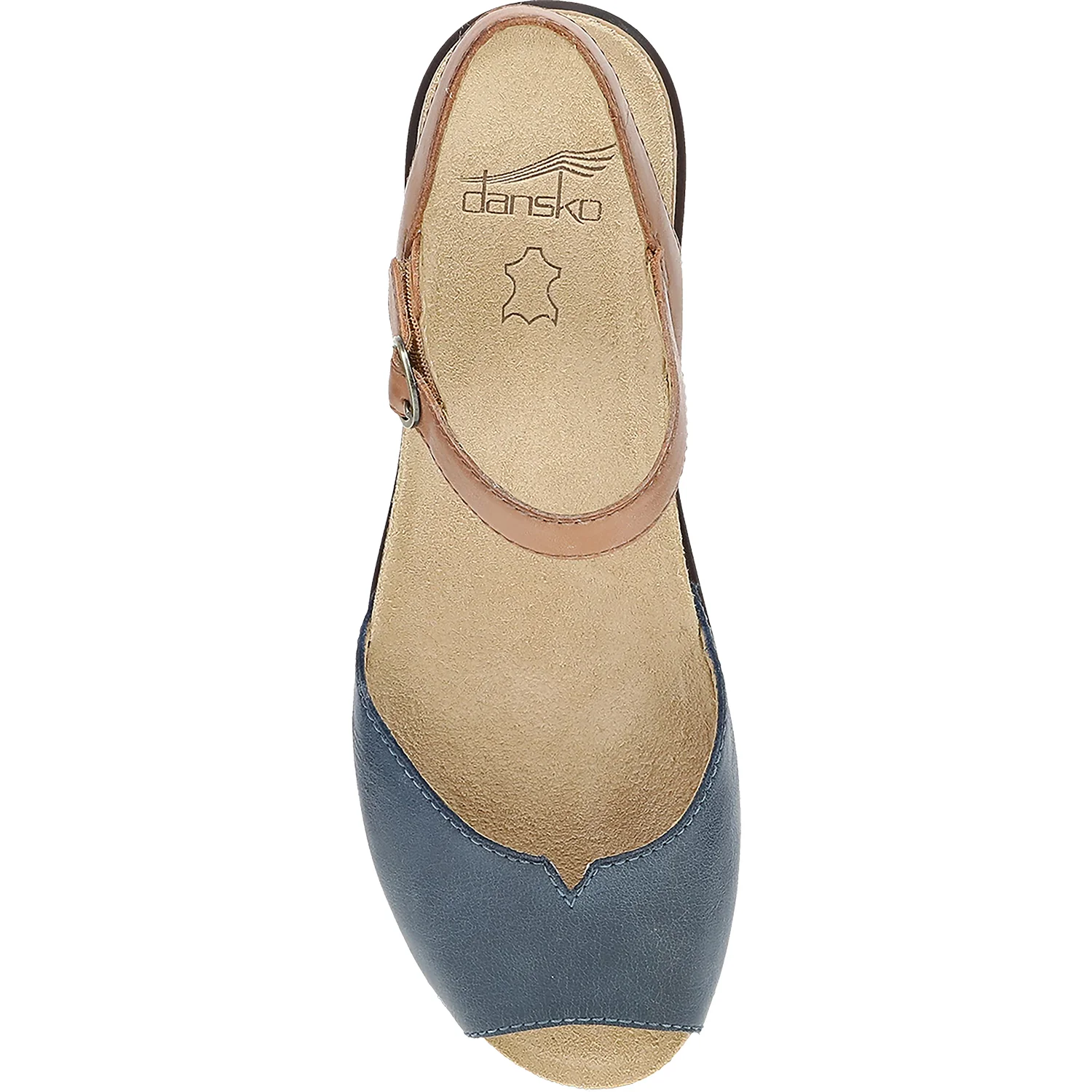 Dansko Cass Women's Sandals Blue/Tan - Image 2