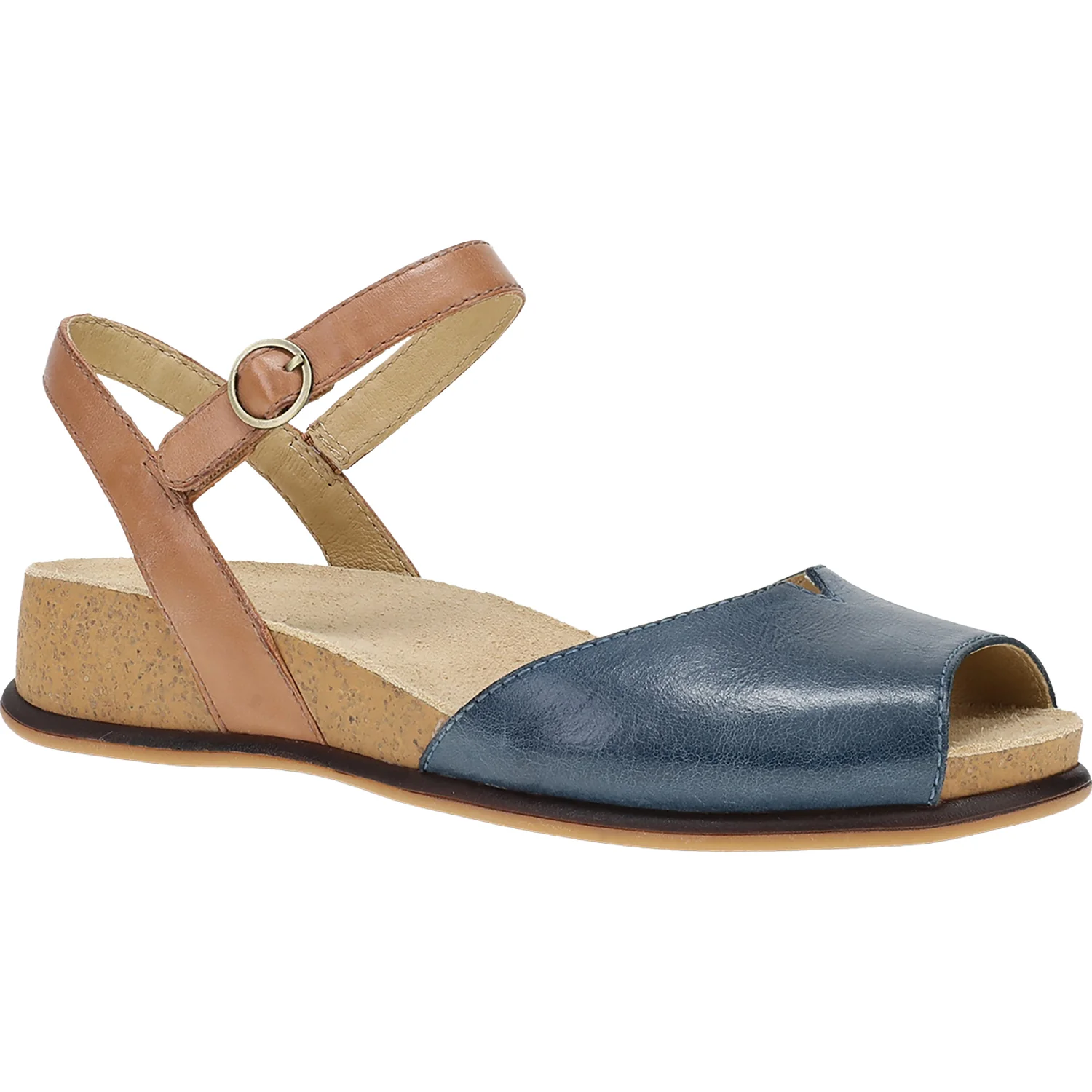 Dansko Cass Women's Sandals Blue/Tan - Image 4