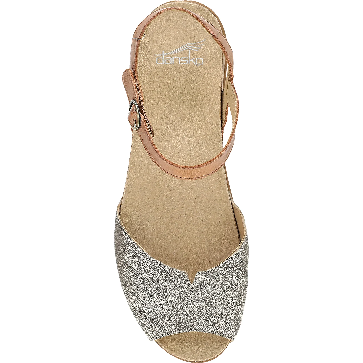 Dansko Cass Women's Sandals Platino/Tan Leather - Image 2