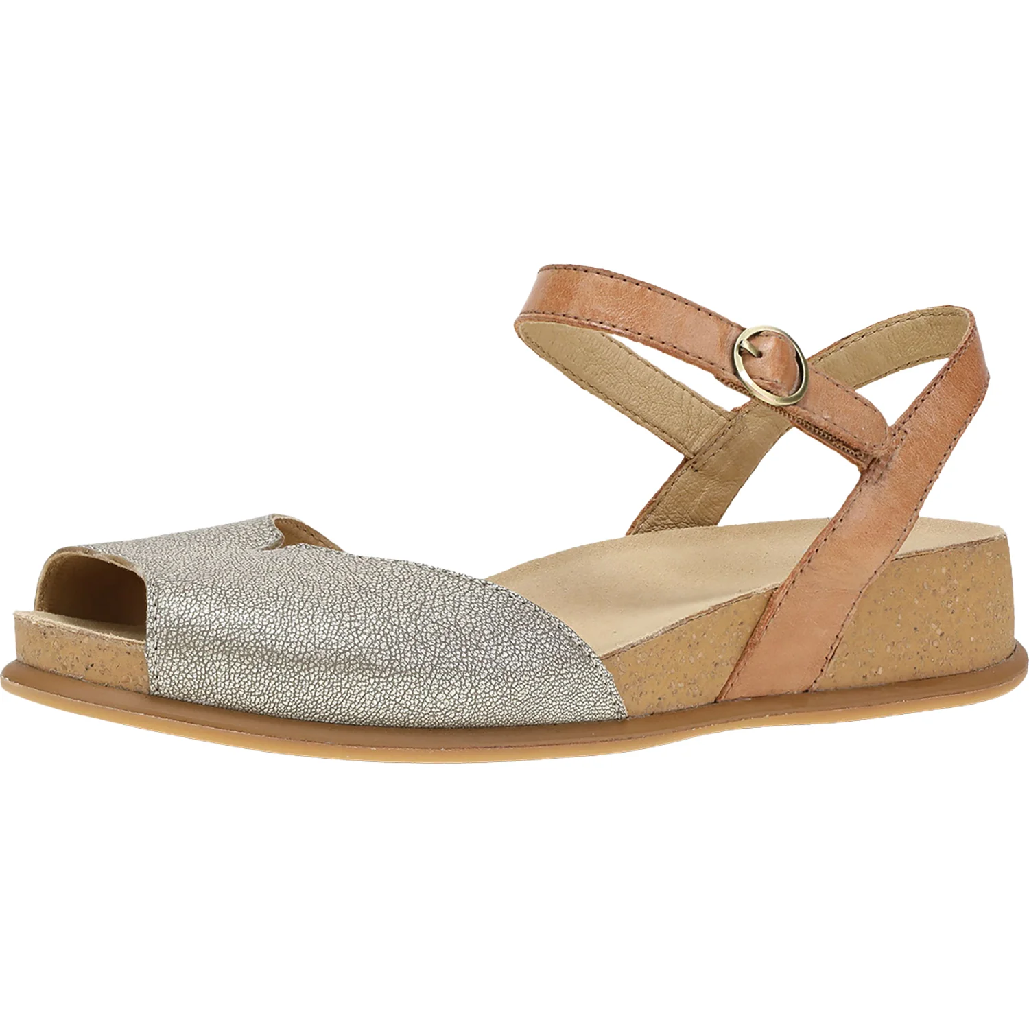 Dansko Cass Women's Sandals Platino/Tan Leather - Image 3