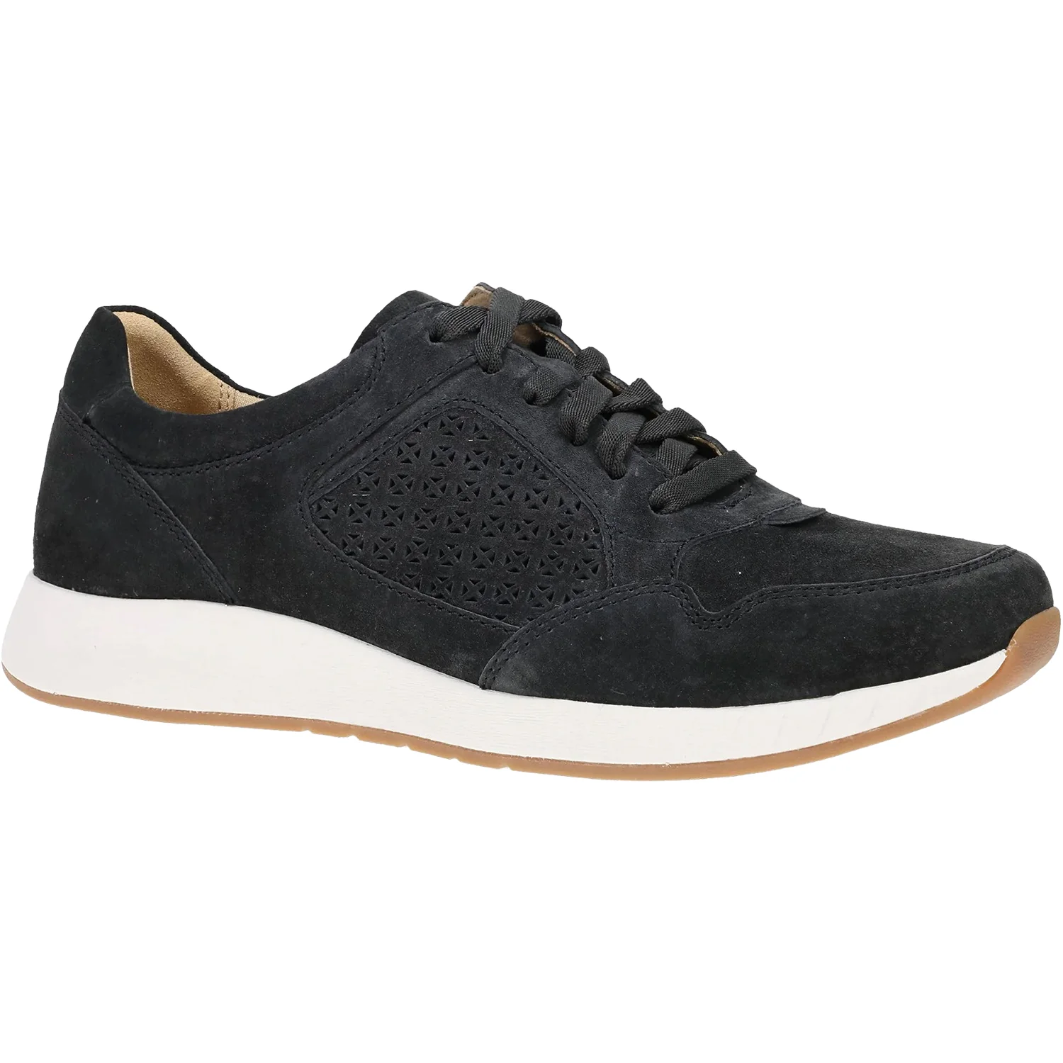 Dansko Catie Women's Sporty Lace Up Shoes Black Suede