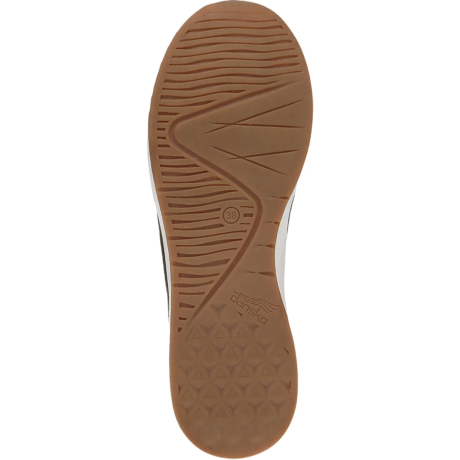Dansko Catie Women's Sporty Lace Up Shoes Olive Suede - Image 4