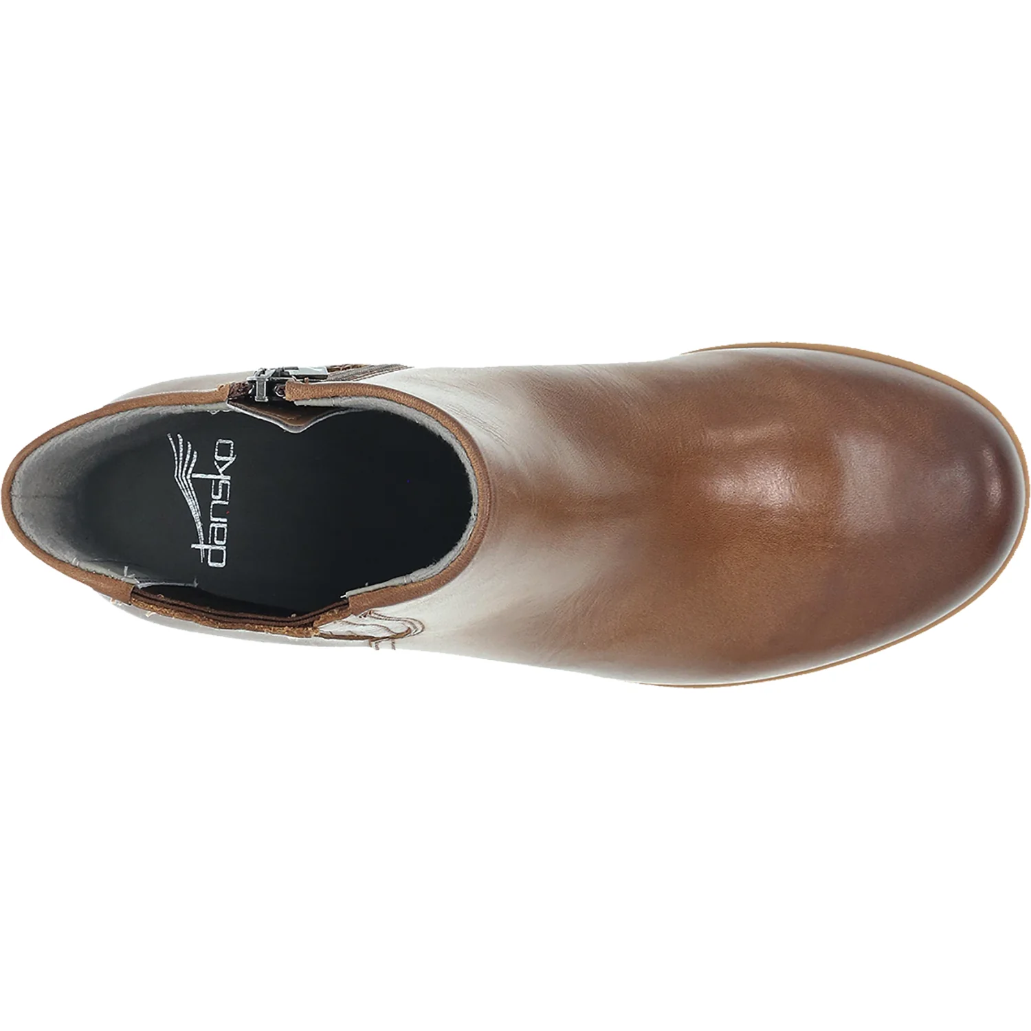 Dansko Daisie Women's Waterproof Boots Tan Waterproof Burnished Leather - Image 2