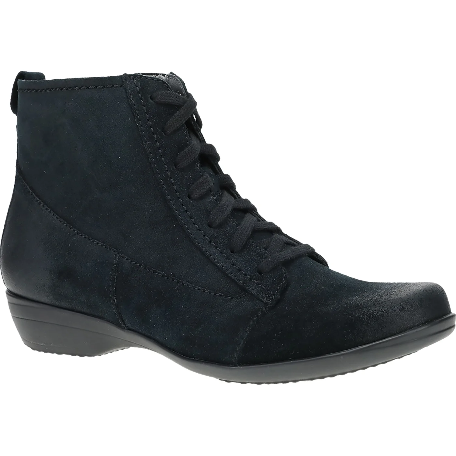 Dansko Fergie Women's Booties Black Burnished Suede