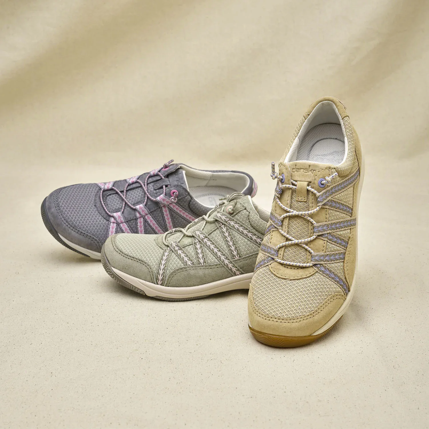 Dansko Harlyn Women's Sneakers Grey Suede - Image 5