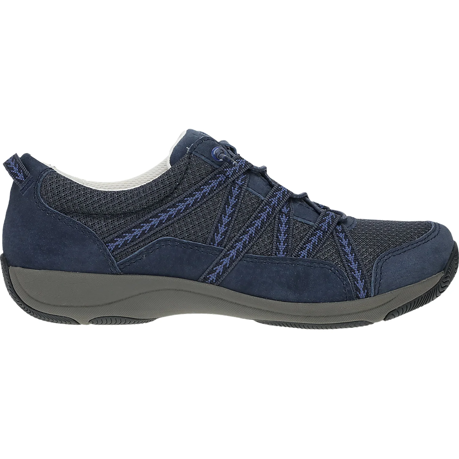 Dansko Harlyn Women's Sporty Lace Up Shoes Navy Suede