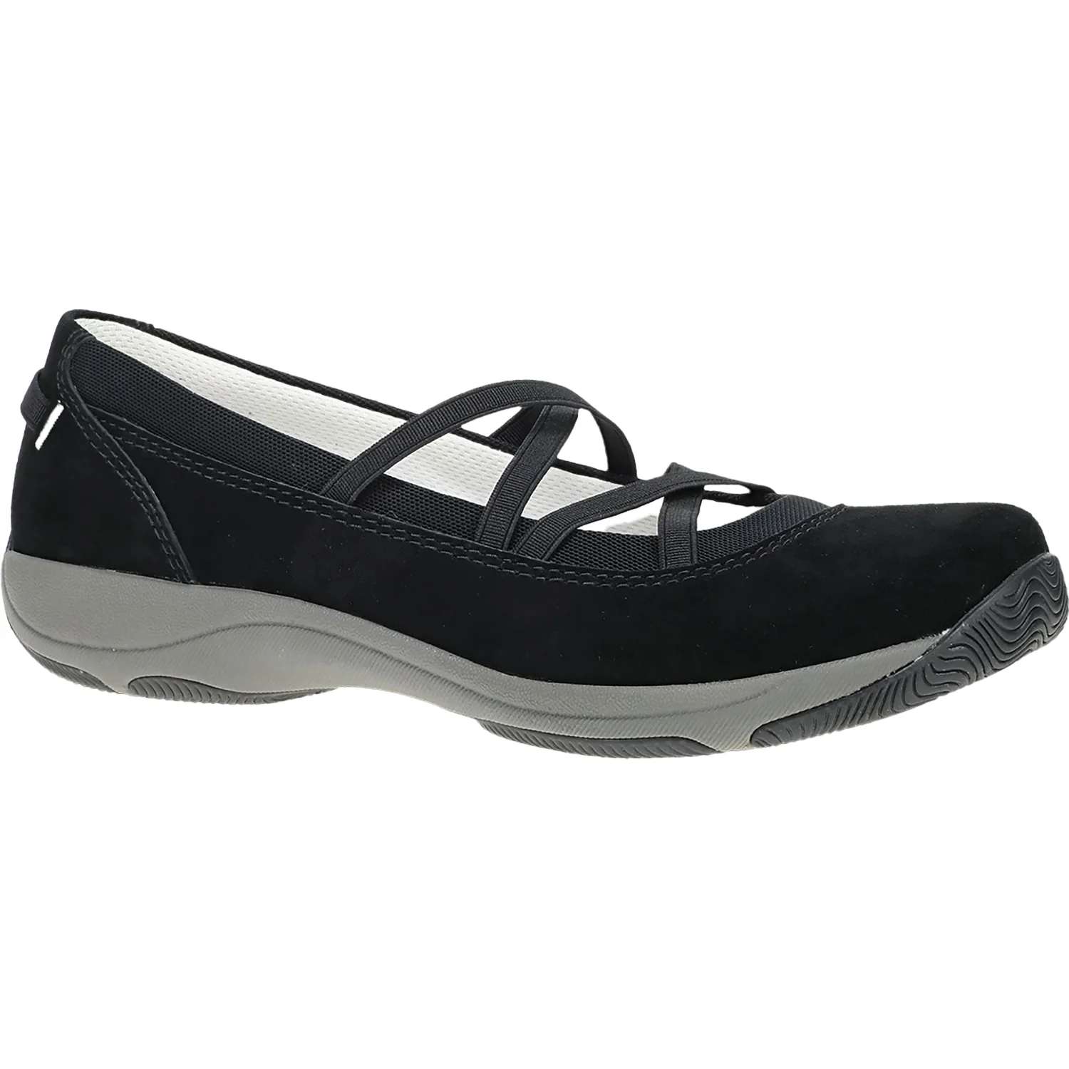 Dansko Harper Women's Shoes Black Suede - Image 3
