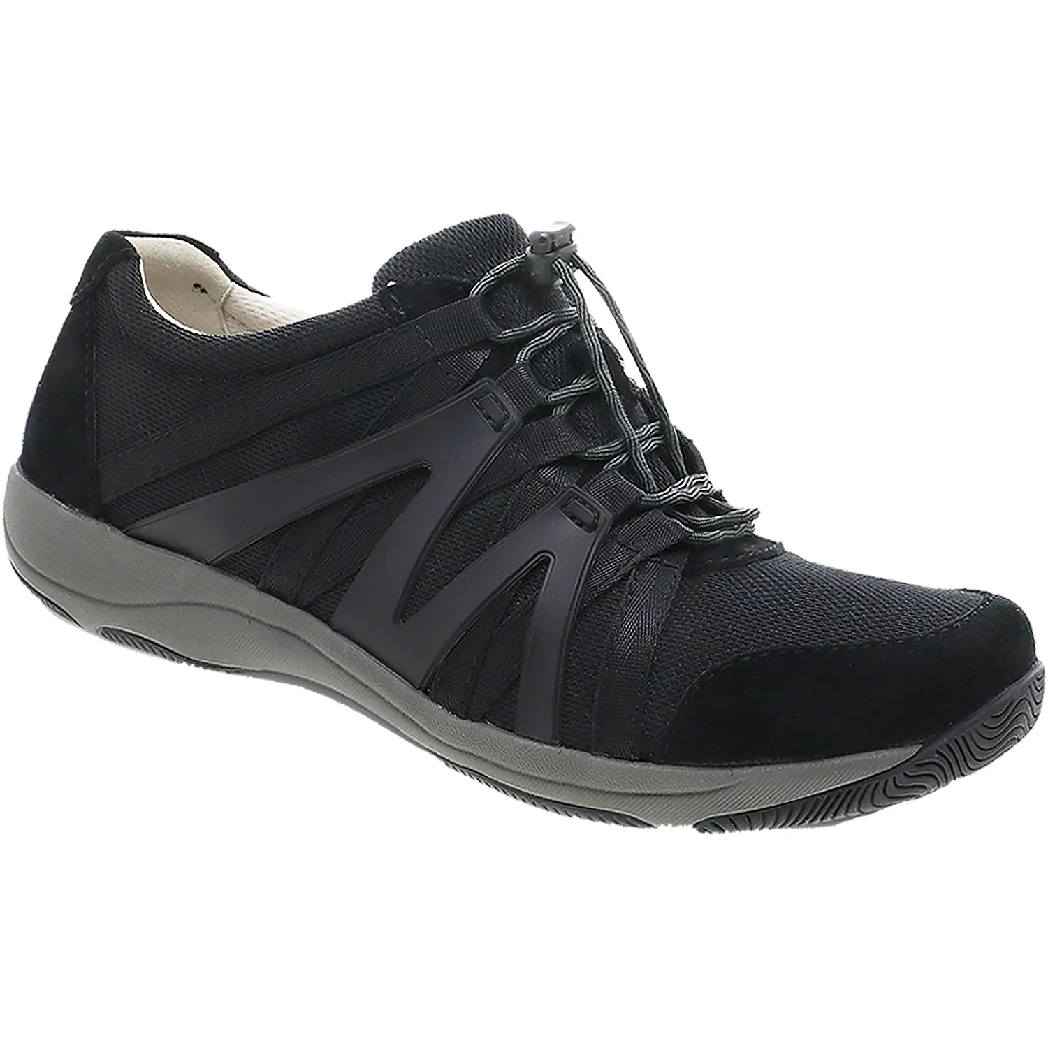 Dansko Henriette Women's Sneakers Black/Black Suede - Image 3