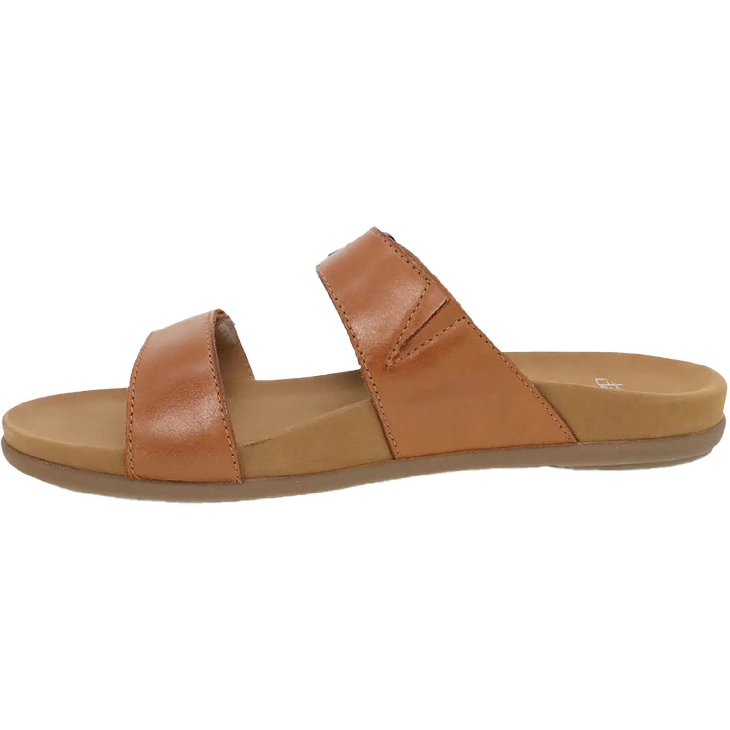 Dansko Justine Women's Slide Sandals Luggage Calf Leather - Image 3