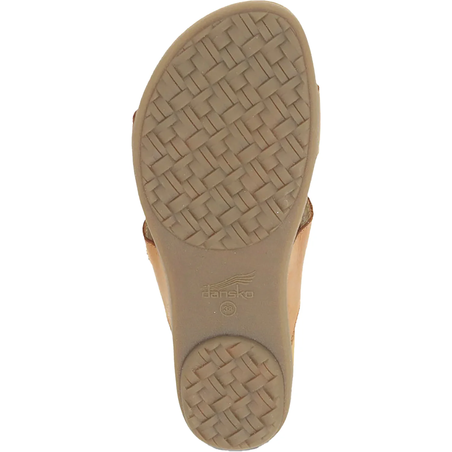 Dansko Justine Women's Slide Sandals Luggage Calf Leather - Image 4