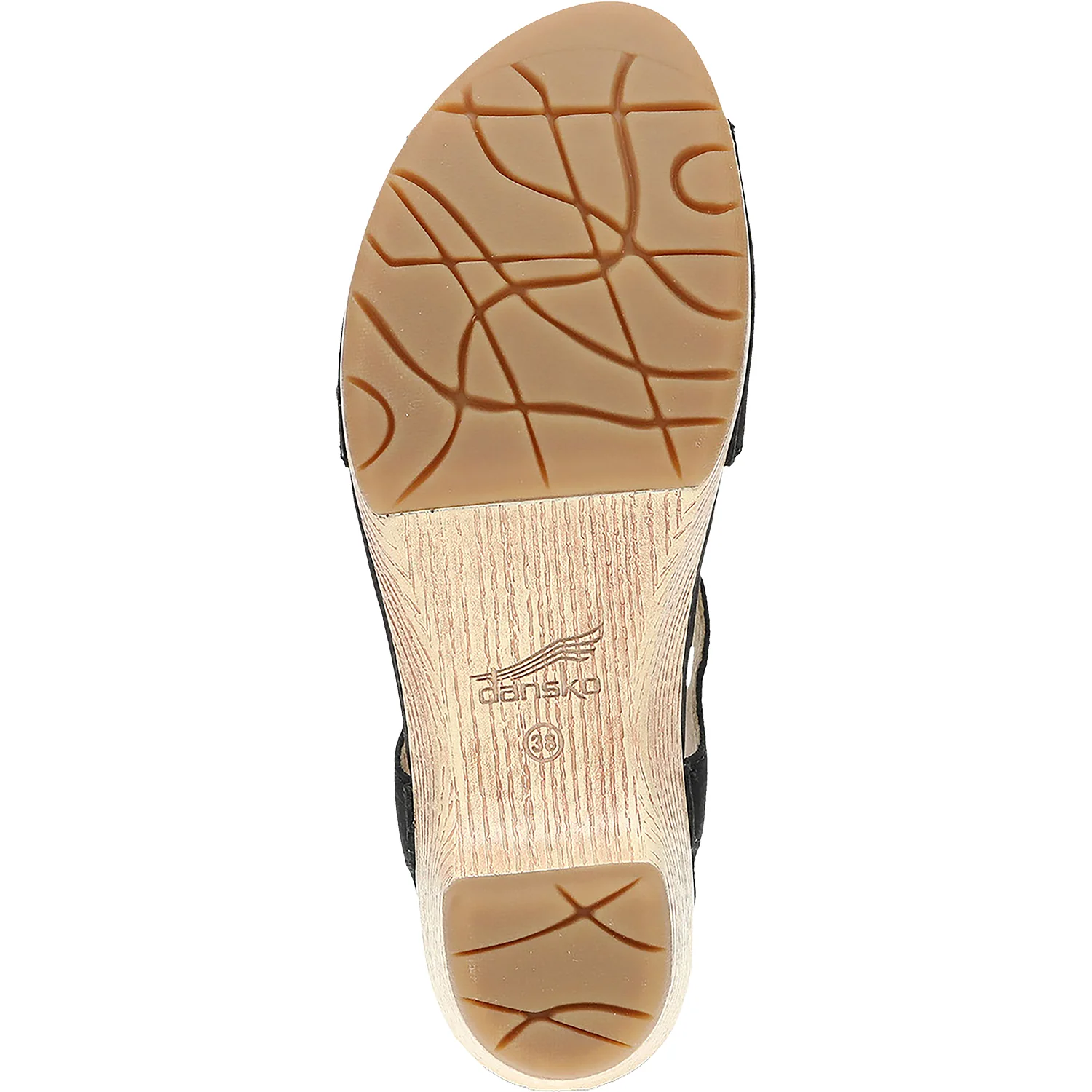 Dansko Laverne Women's Sandals Black Milled Nubuck - Image 4