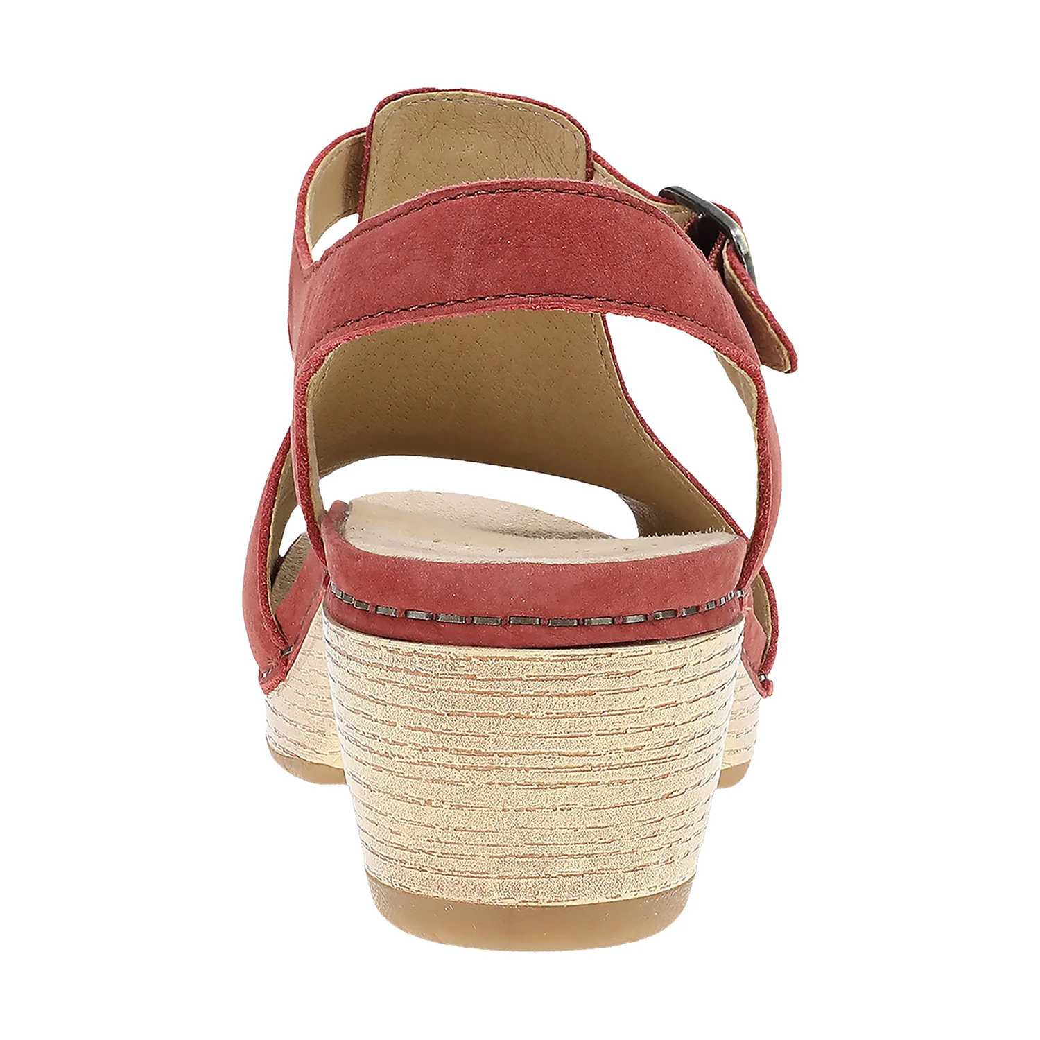 Dansko Laverne Women's Sandals Heels Paprika Nubuck - Image 6