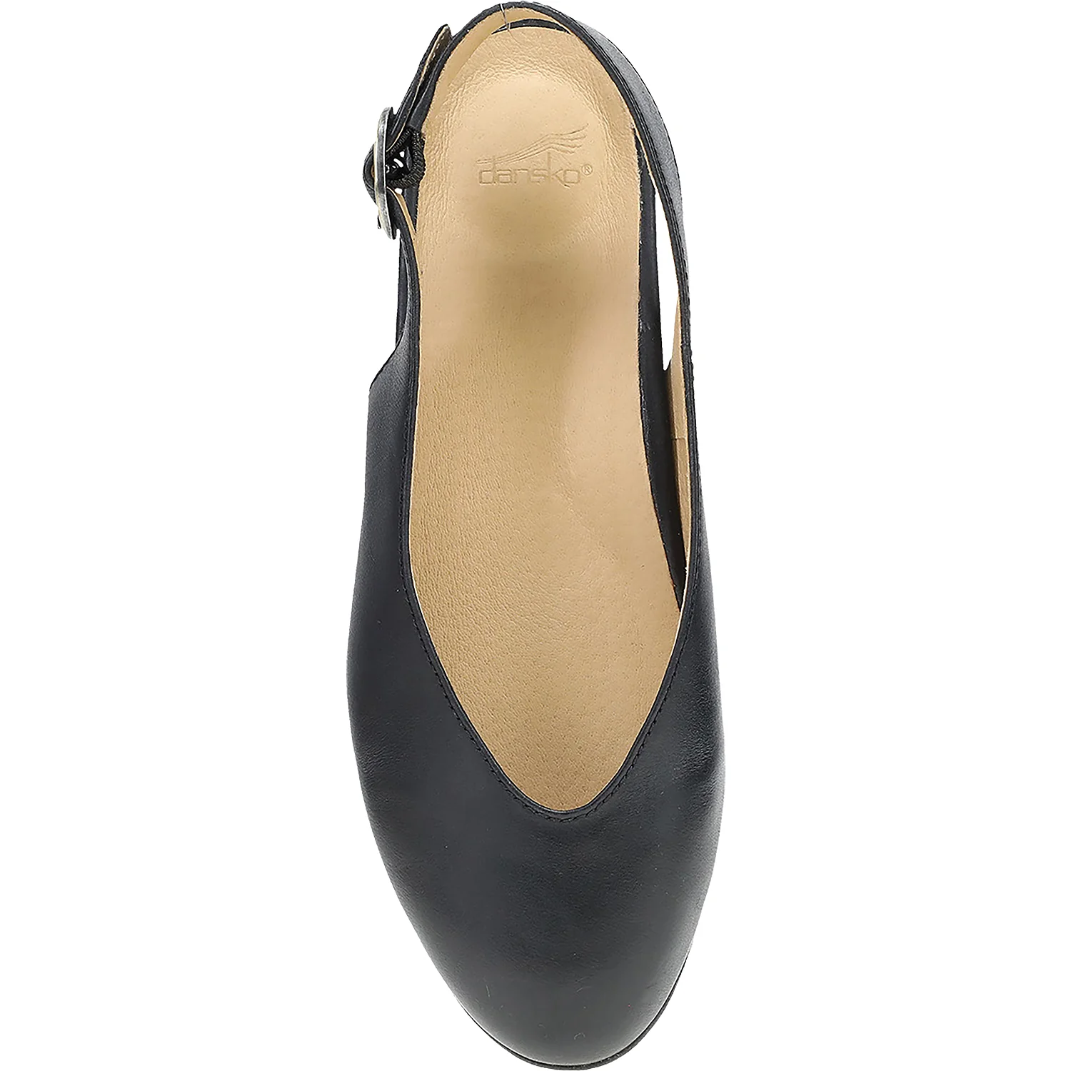 Dansko Lea Women's Flats Black Burnished Nappa Leather - Image 2