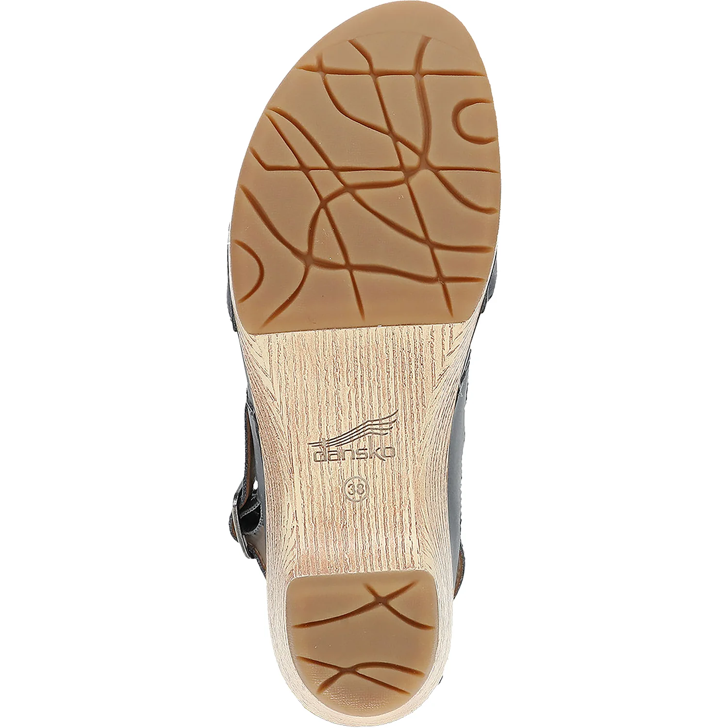 Dansko Lucia Women's MJ Sandals Denim Oiled Pull Up Leather - Image 4