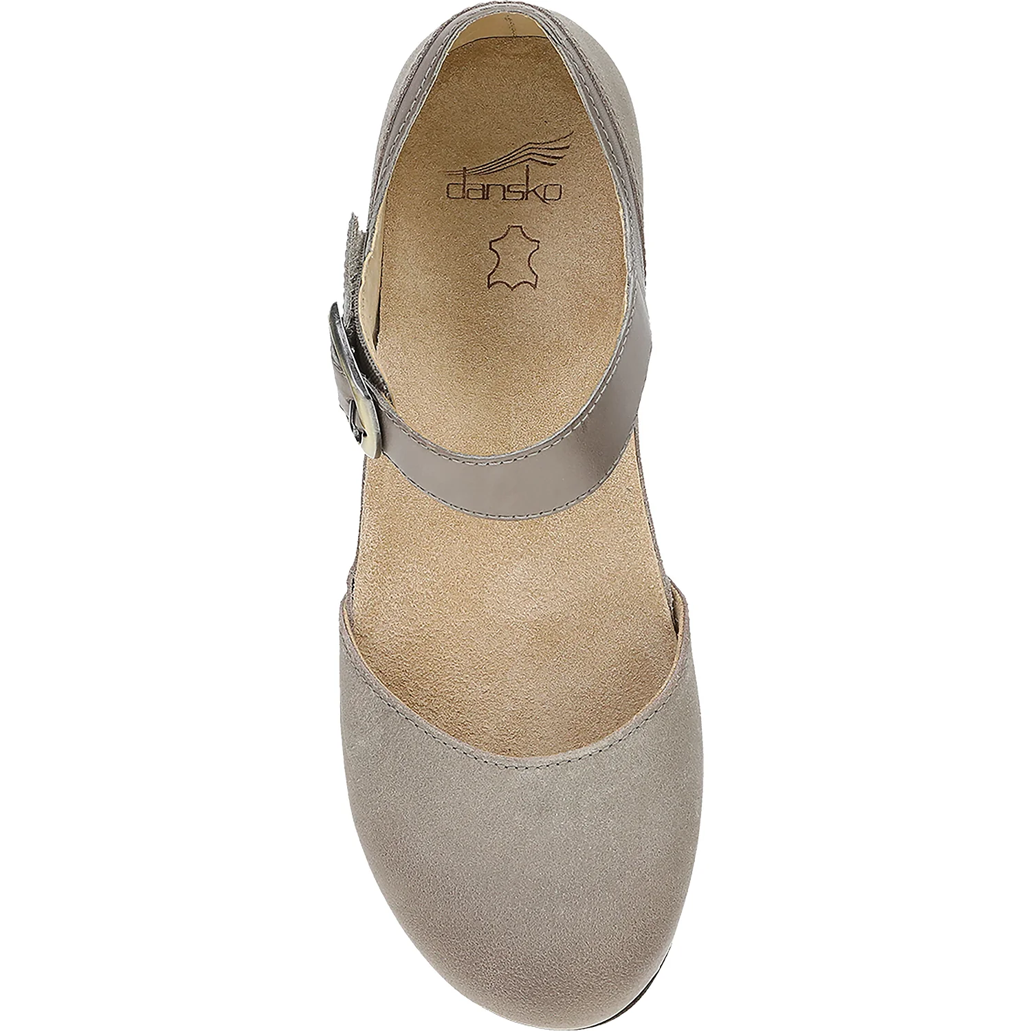 Dansko Mae Women's Mary Jane Traditional Taupe Suede - Image 2