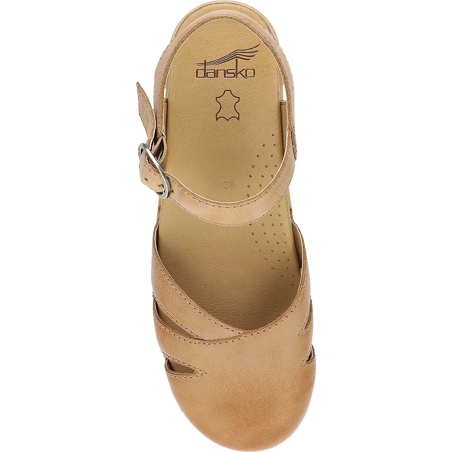 Dansko Margreta Women's Mary Jane Clogs Honey Distressed - Image 2