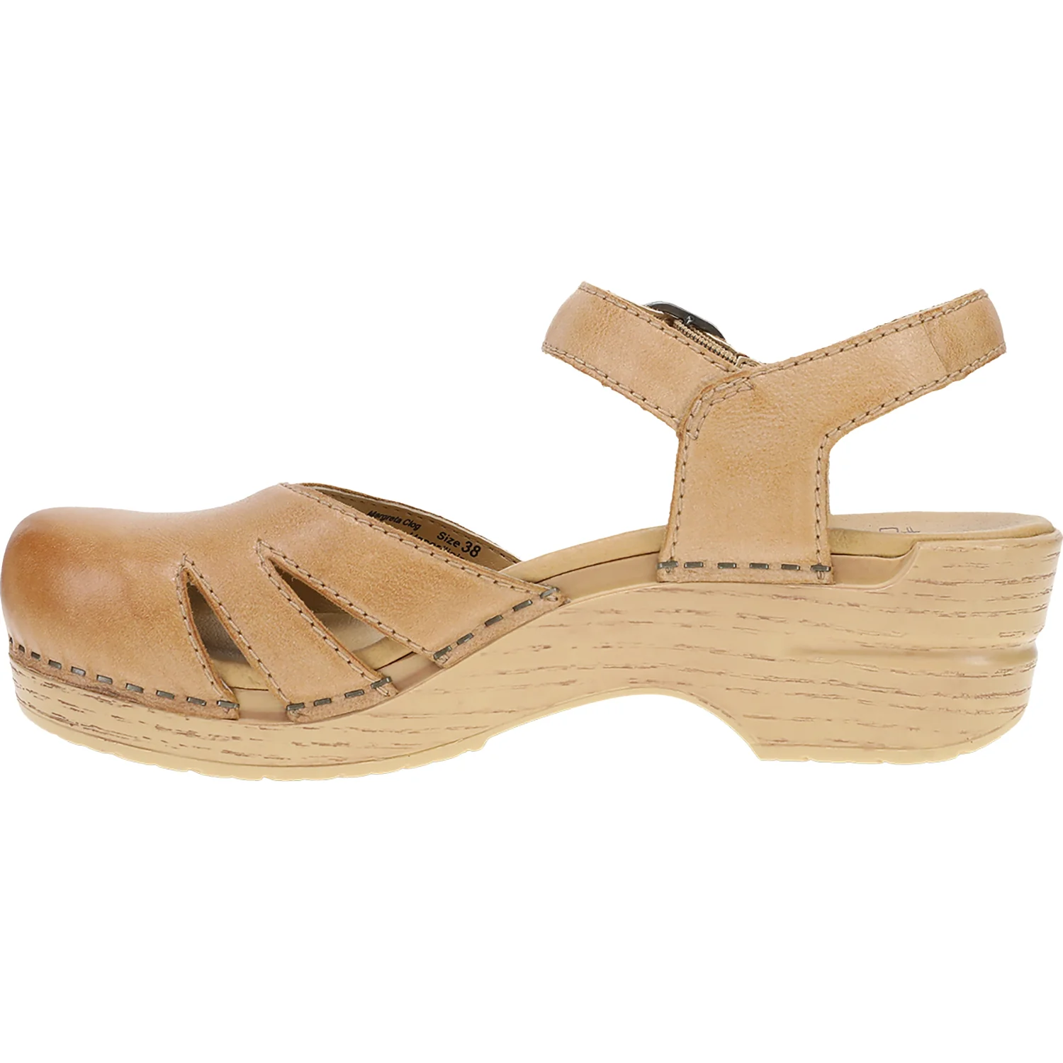 Dansko Margreta Women's Mary Jane Clogs Honey Distressed - Image 3