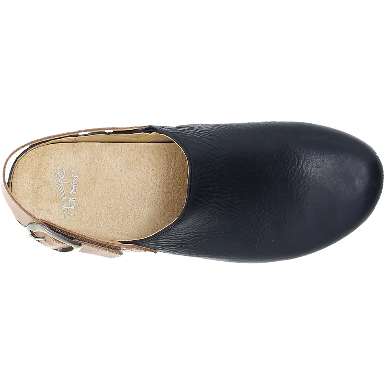 Dansko Merrin Women's Sling Back Clogs Black Leather - Image 2
