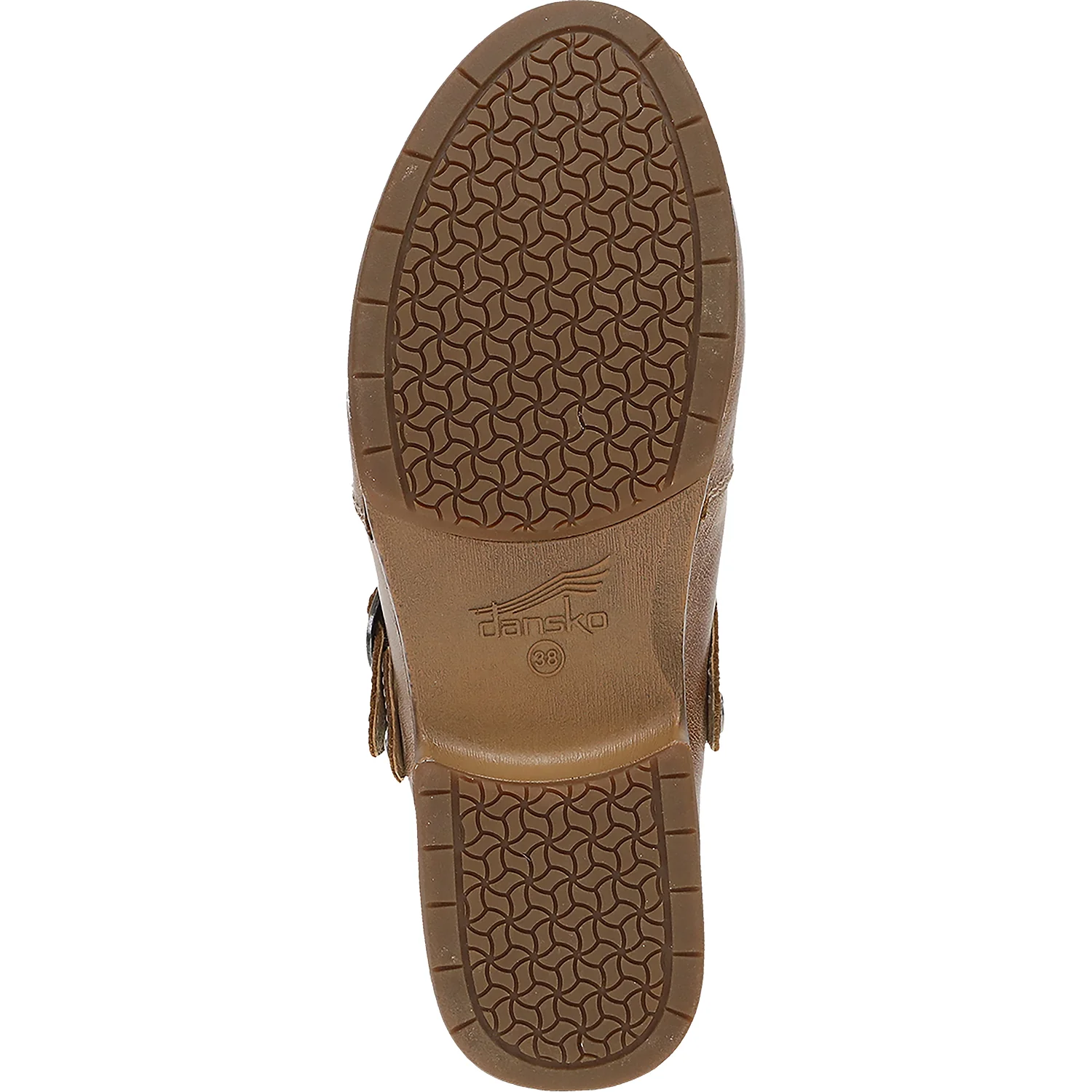 Dansko Millie Women's Open Back Clogs Tan Waxy Brush Off - Image 4
