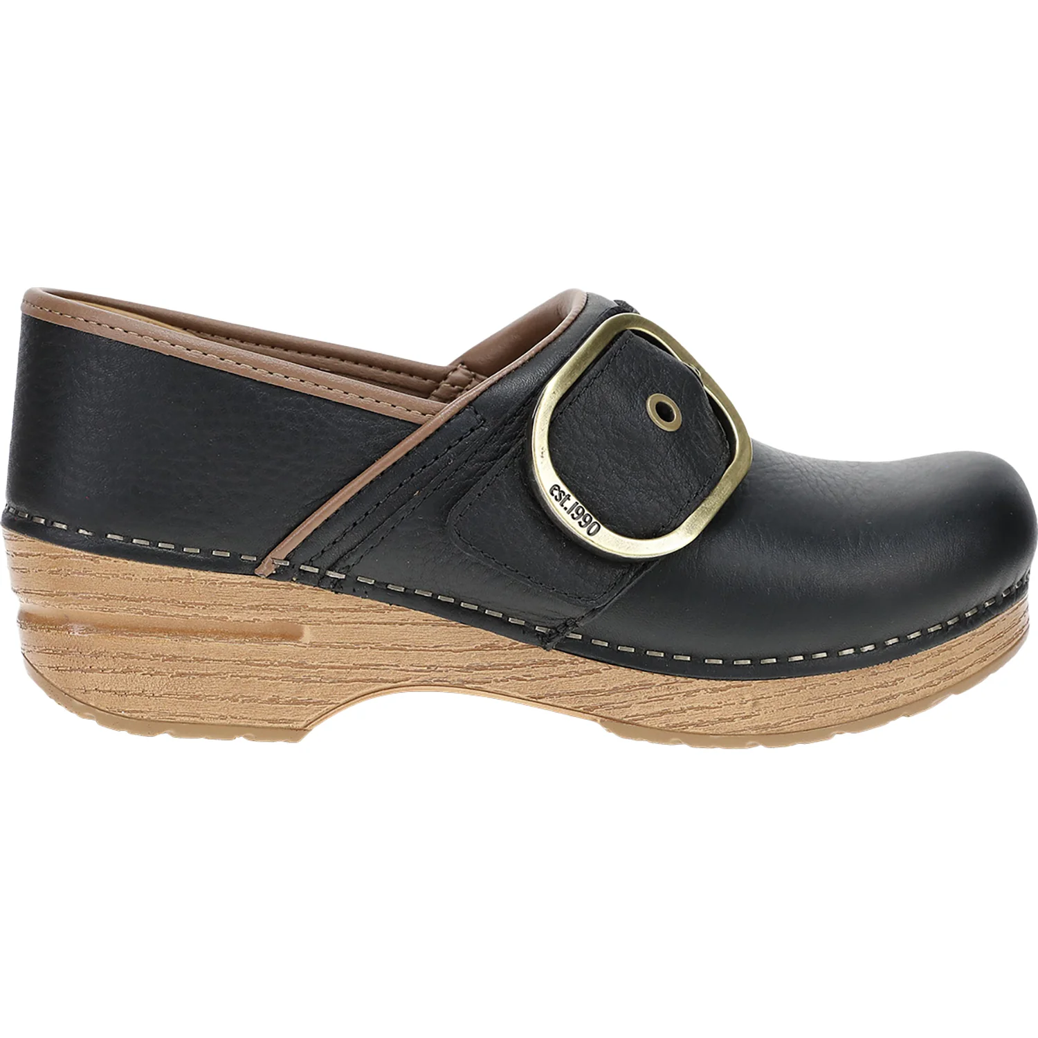 Dansko Pearson Women's Clogs Black Tumbled