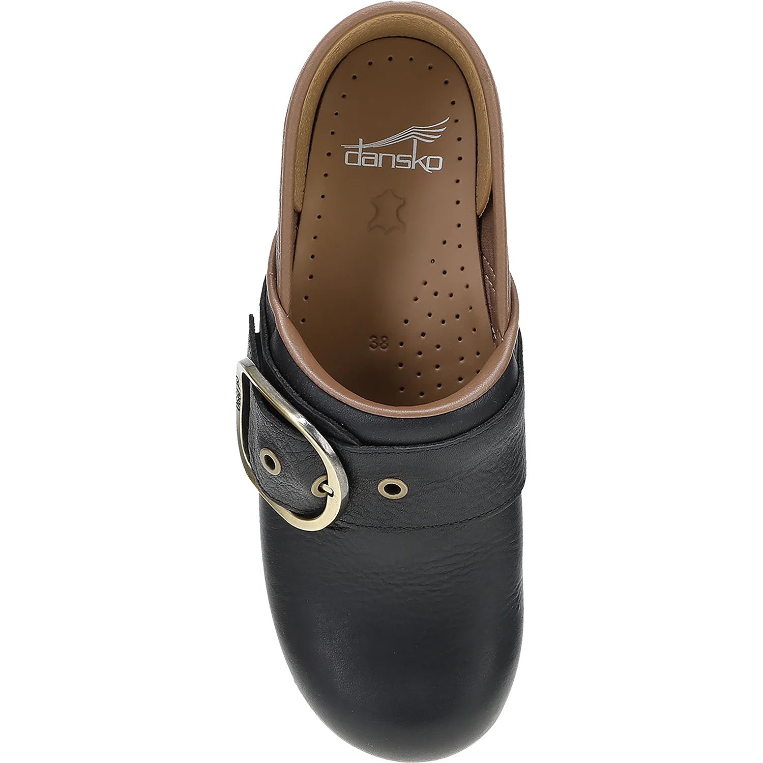 Dansko Pearson Women's Clogs Black Tumbled - Image 2