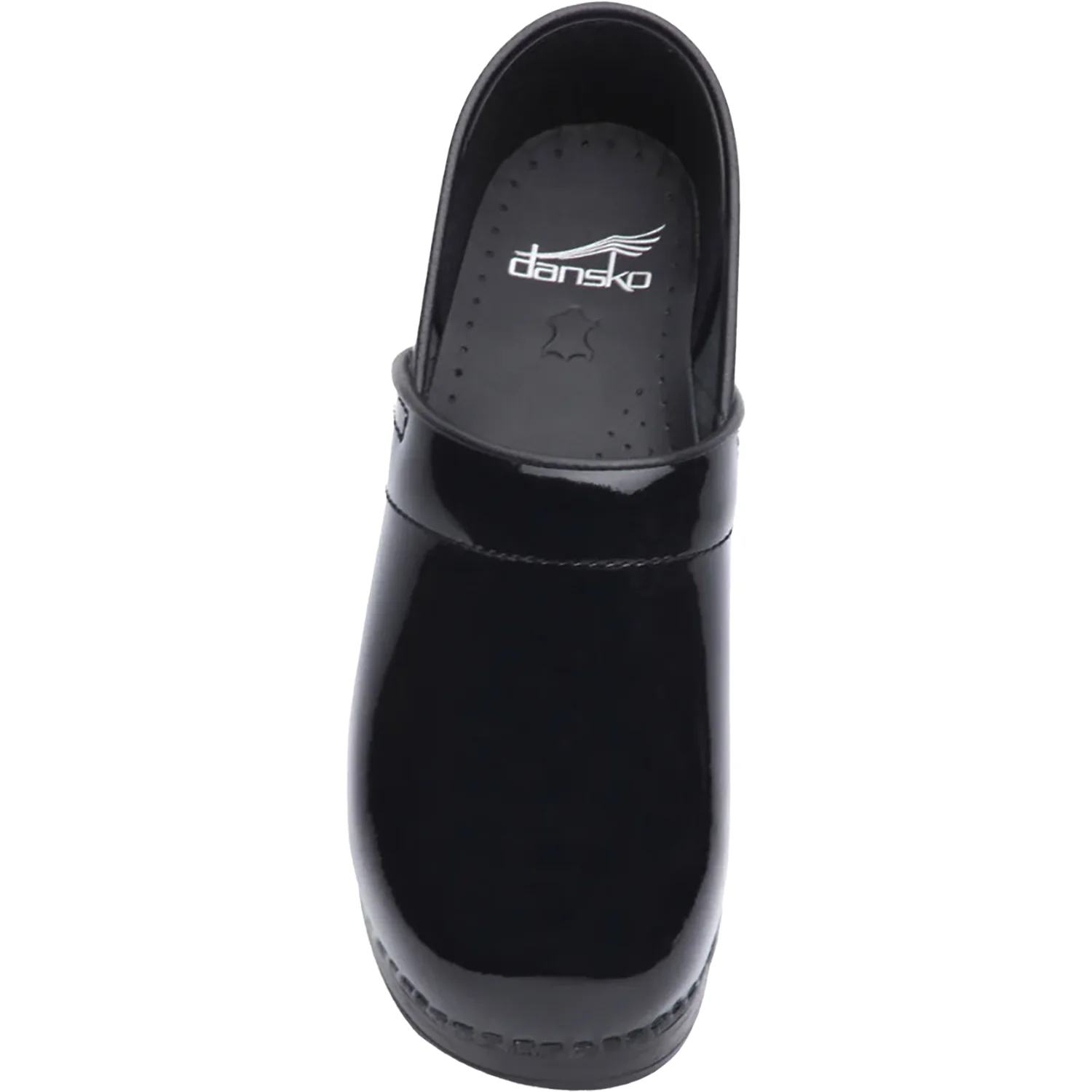 Dansko Professional Women's Clogs Black Patent Leather - Image 2