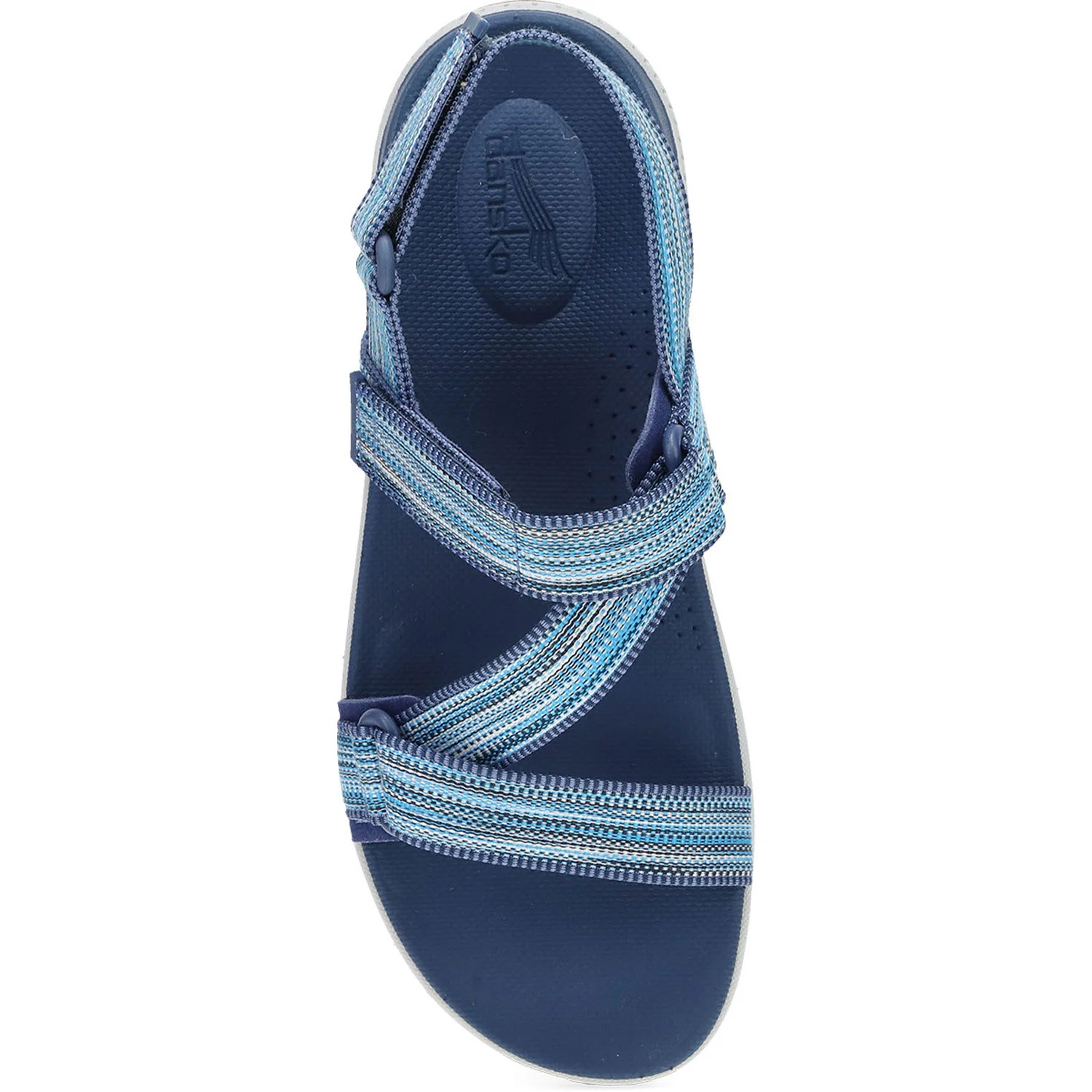 Dansko Rayna Women's Trail Sandals Blue Multi Webbing Synthetic - Image 2