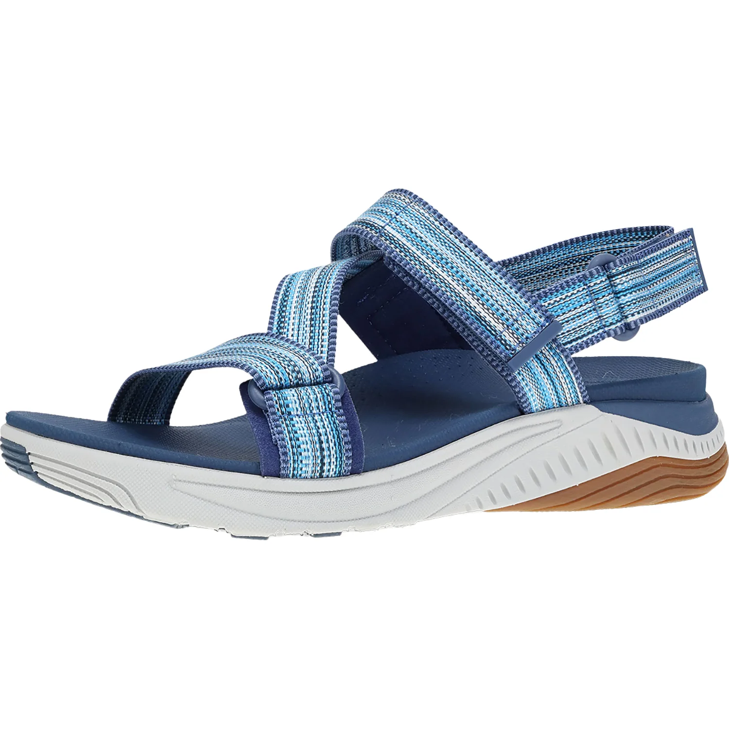 Dansko Rayna Women's Trail Sandals Blue Multi Webbing Synthetic - Image 3