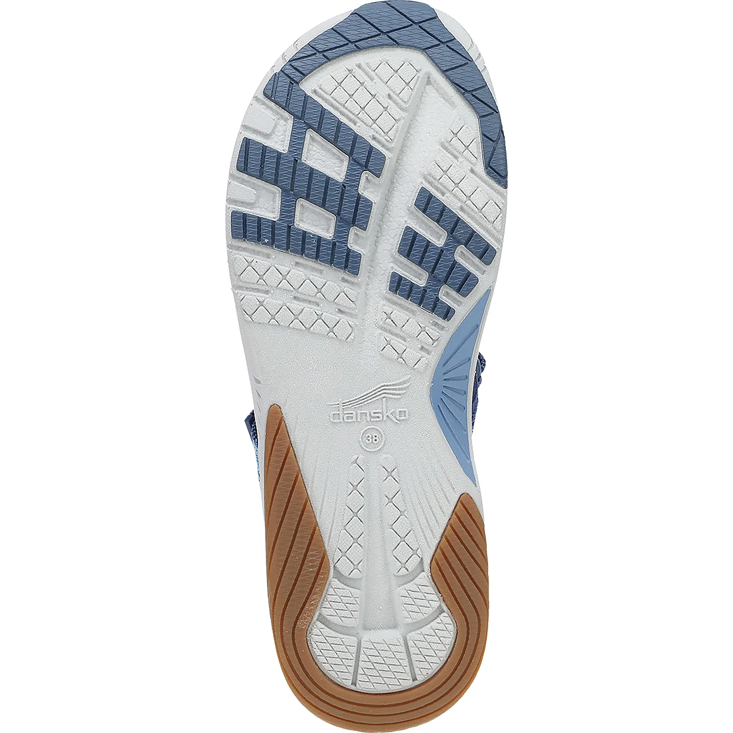 Dansko Rayna Women's Trail Sandals Blue Multi Webbing Synthetic - Image 4
