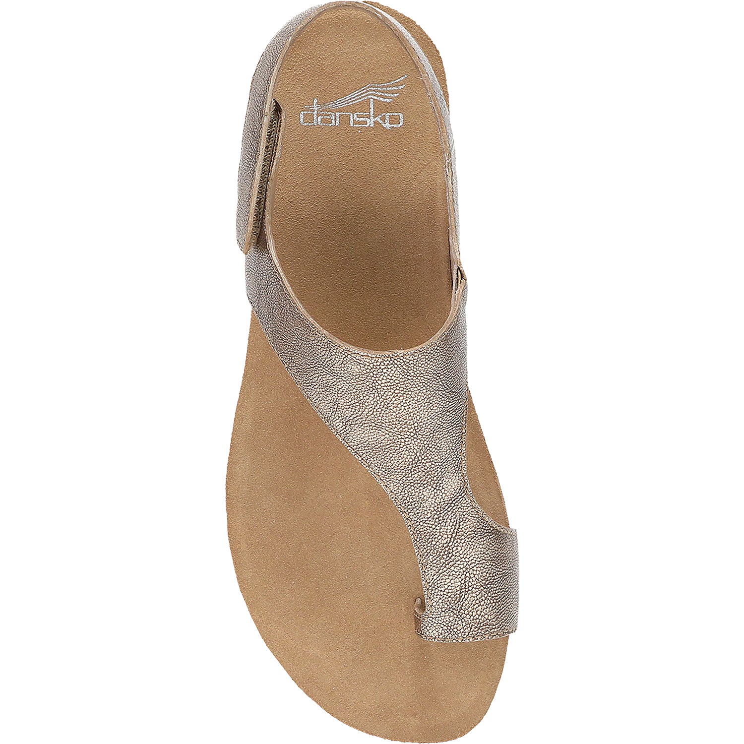 Dansko Reece Women's Thong Sandals Bronze Metallic - Image 2