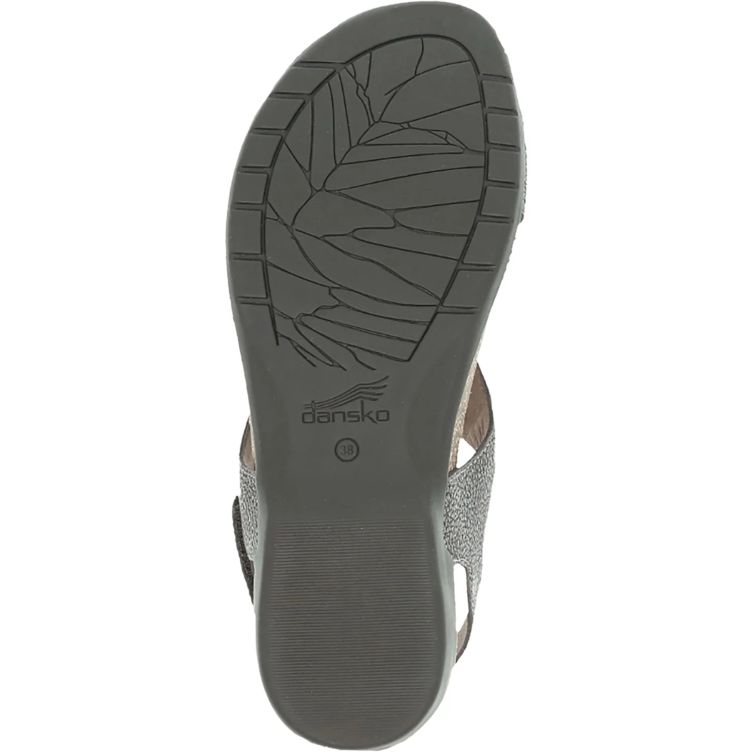 Dansko Reece Women's Thong Sandals Pewter Metallic Leather - Image 4