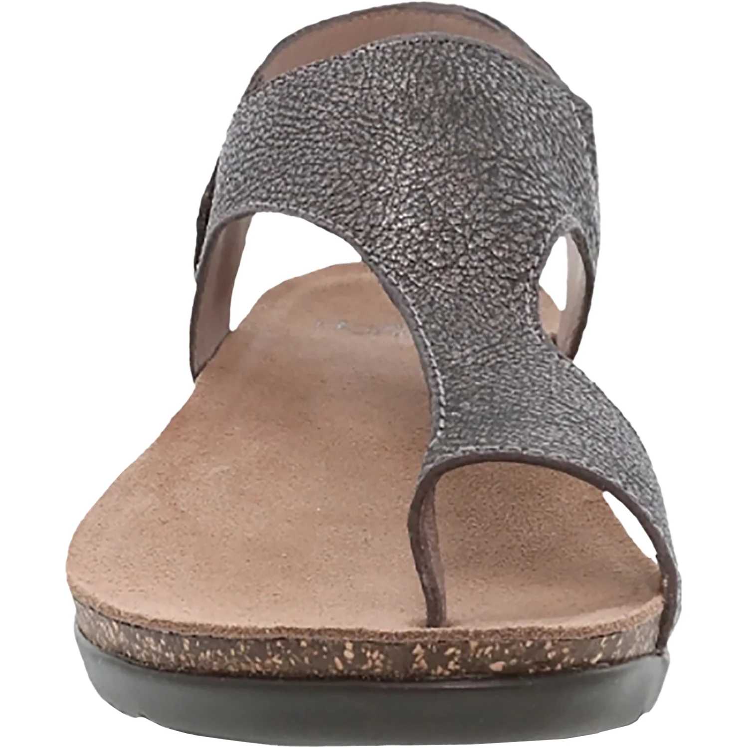 Dansko Reece Women's Thong Sandals Pewter Metallic Leather - Image 5