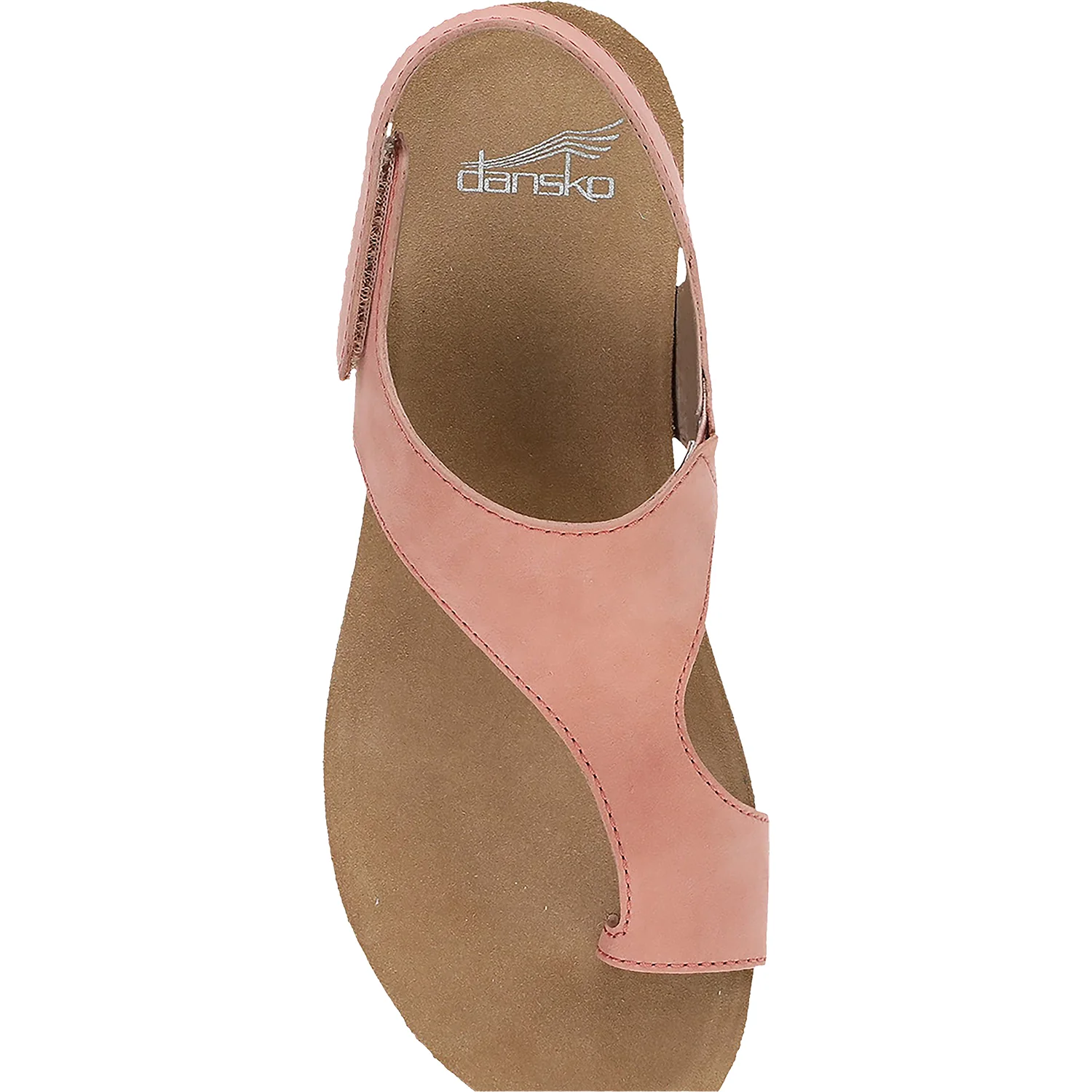Dansko Reece Women's Thong Sandals Rose Nubuck - Image 2