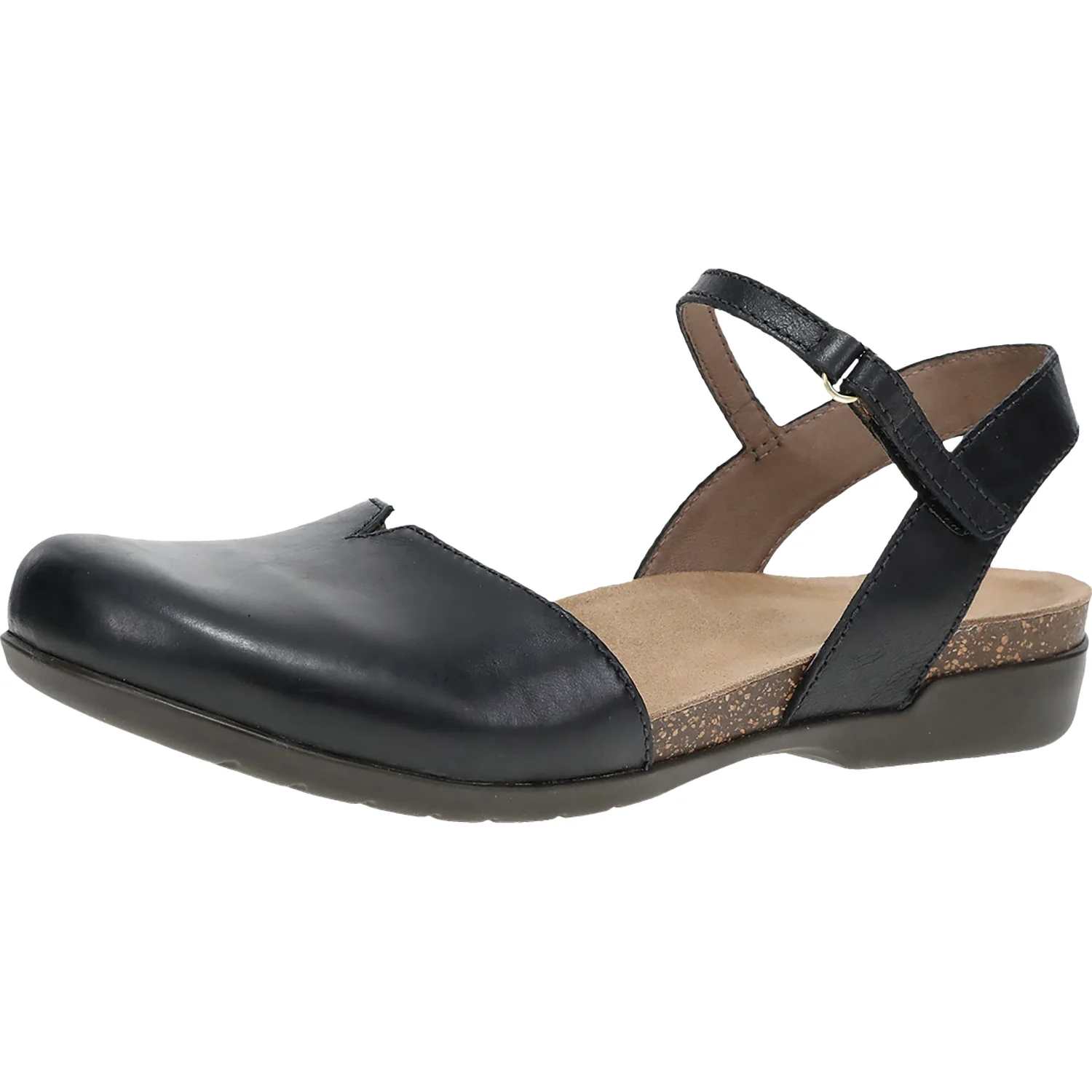 Dansko Rowan Women's Shoes Black Waxy Burnished Leather - Image 3