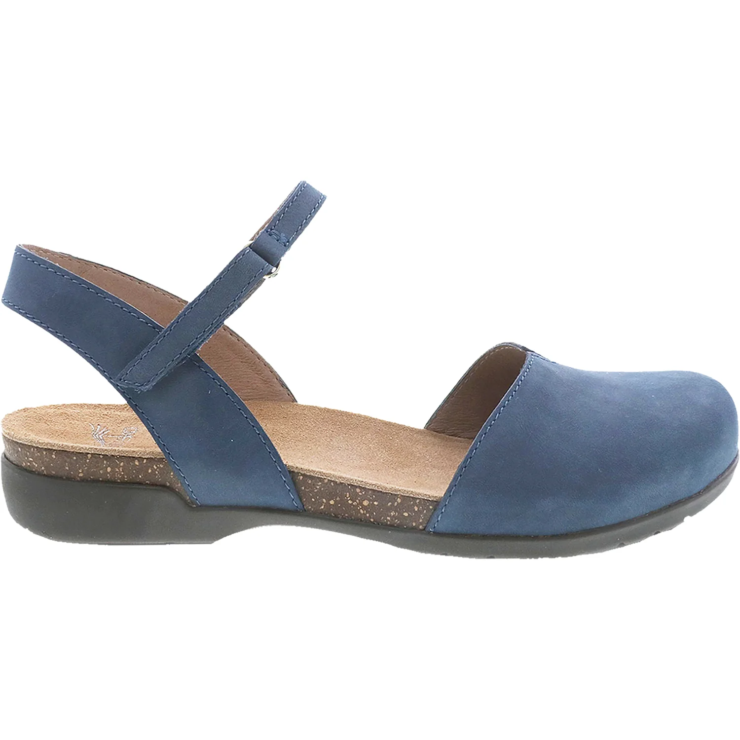Dansko Rowan Women's Shoes Navy Milled Nubuck