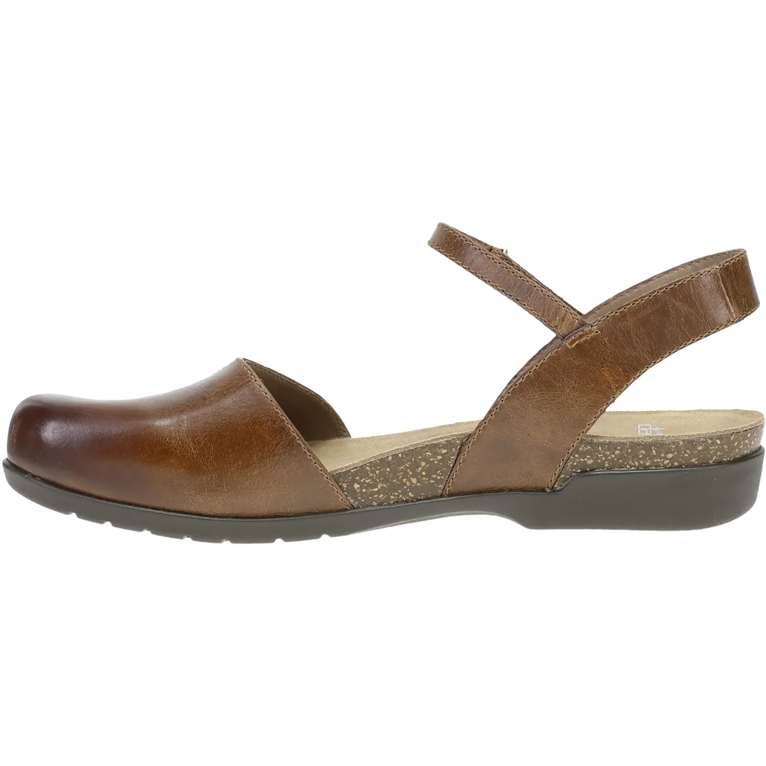 Dansko Rowan Women's Shoes Tan Waxy Burnished Nubuck - Image 3